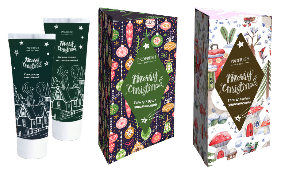 Изображение товара Набор подарочный для женщин Profresh Крем для рук питательный 75 мл + Бальзам для рук восстанавливающий 75 мл, 1 шт  в ассортименте