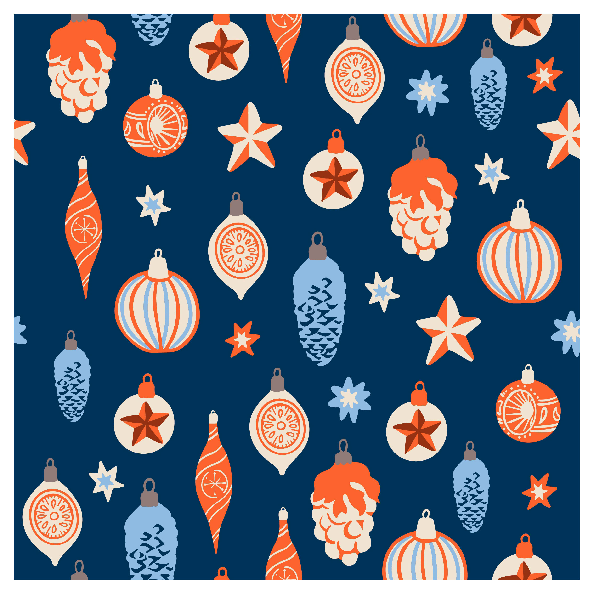 Изображение товара Бумага для подарков Be Smart Holidays Новый год, 70х100 см 1 шт в ассортименте