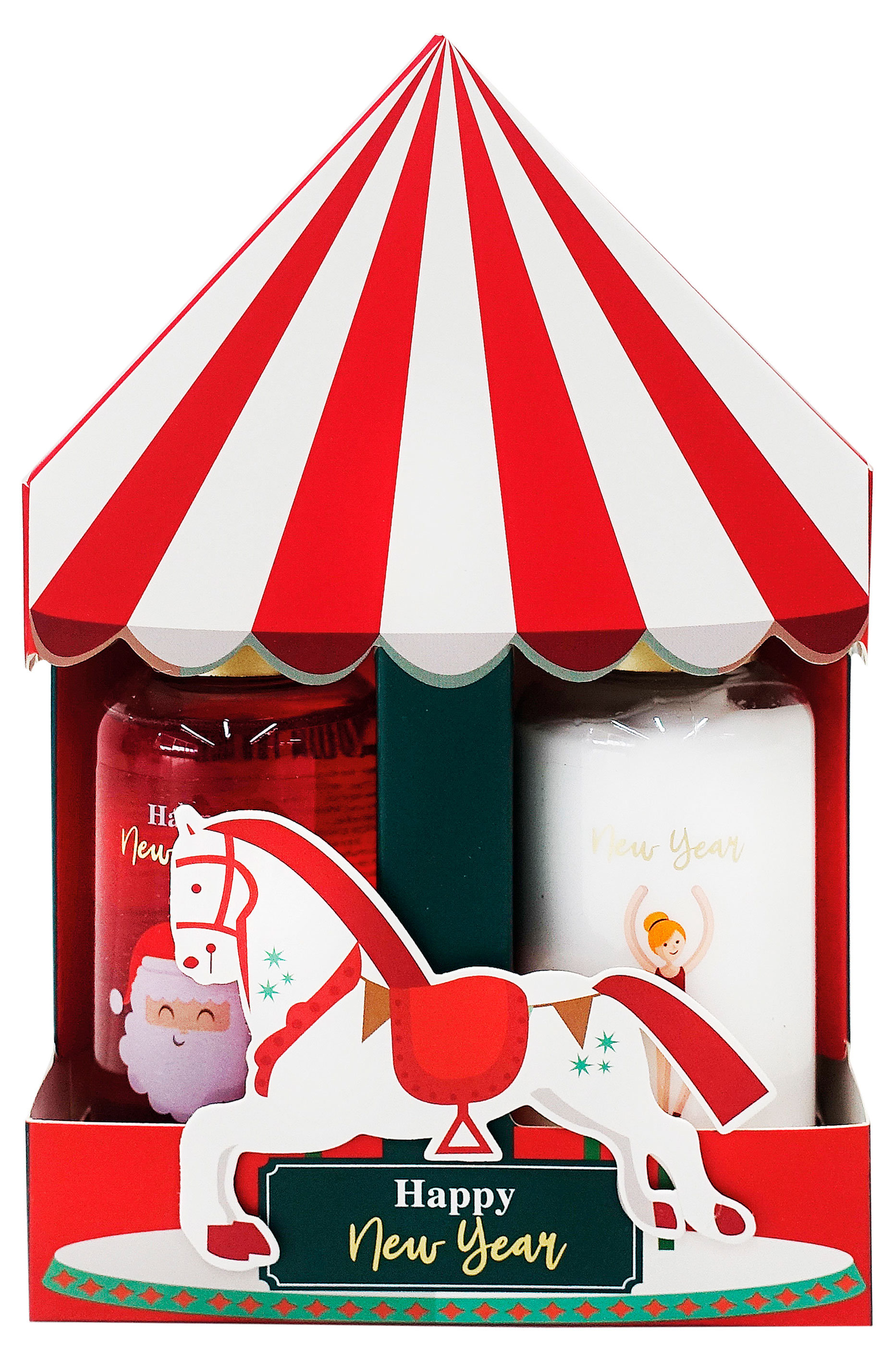 Изображение товара Набор подарочный Beauterica Happy New Year № 66, Гель для душа 100 мл + Лосьон для тела 100 мл