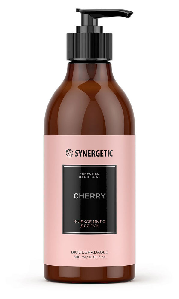 Изображение товара Жидкое мыло для рук Synergetic с ароматом вишни, 380 мл