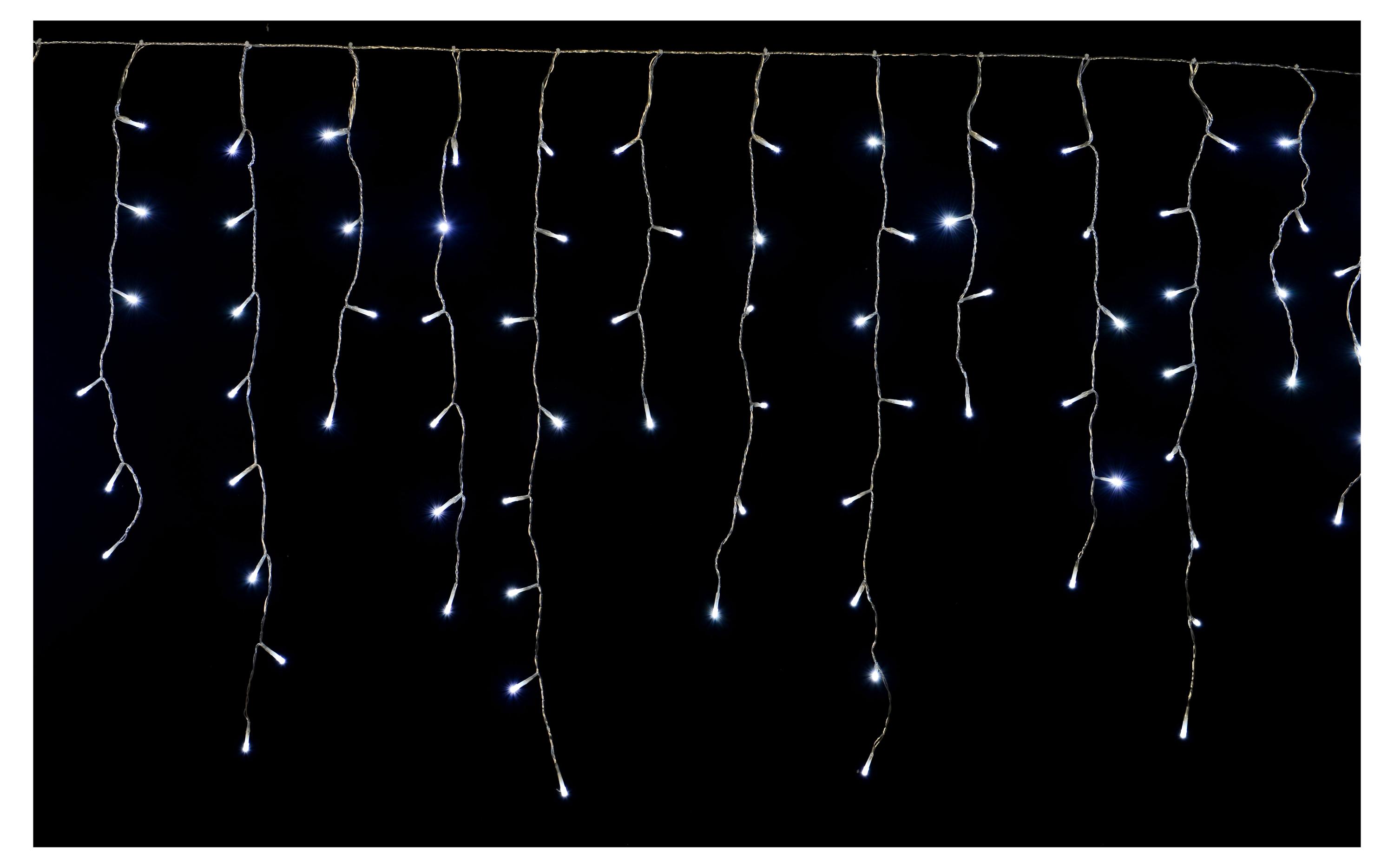 Изображение товара Гирлянда электрическая Actuel Бахрома 180 LED холодный белый 3х0,8 м