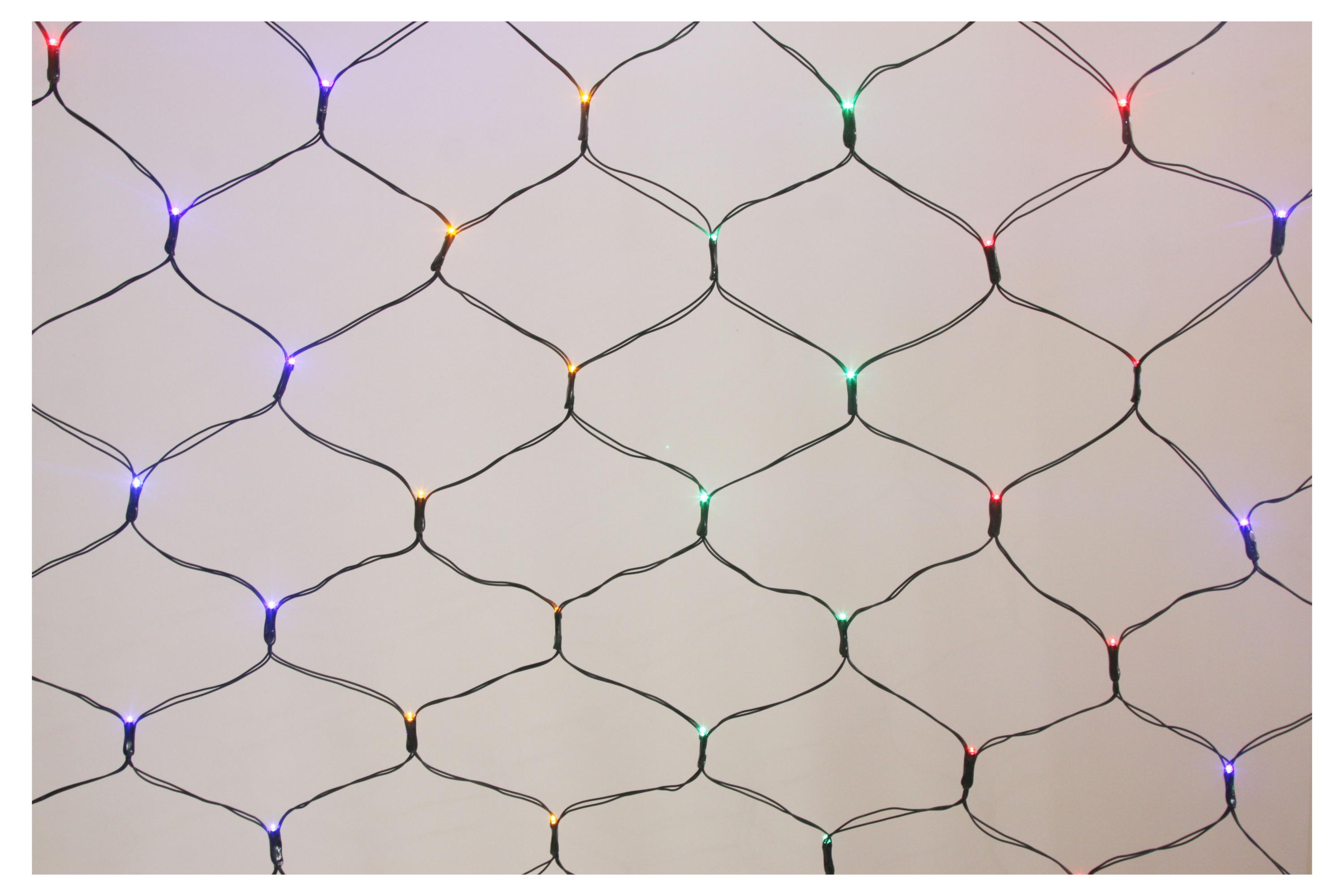 

Гирлянда электрическая Actuel Сетка 120 LED мультиколор, 2х1 м