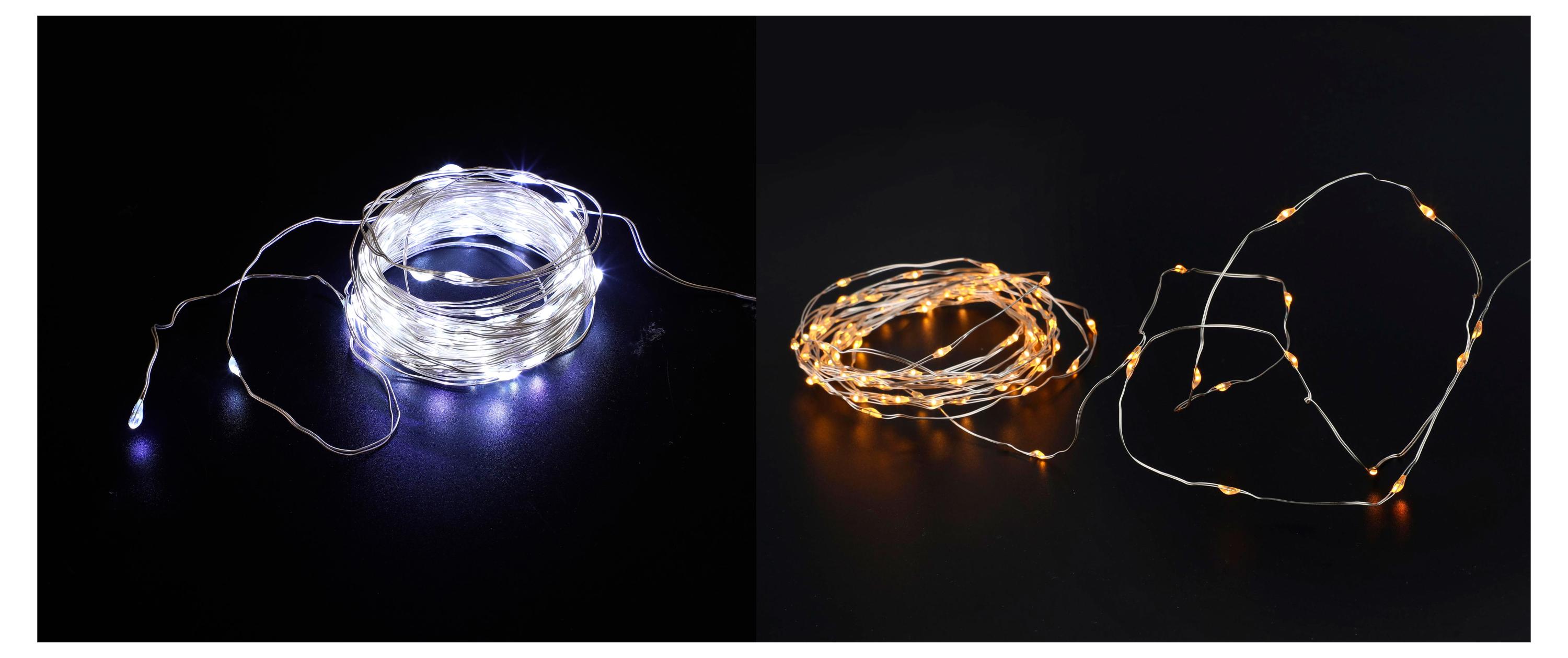 Изображение товара Гирлянда светодиодная Actuel Роса на батарейках 9,9 м 100 LED