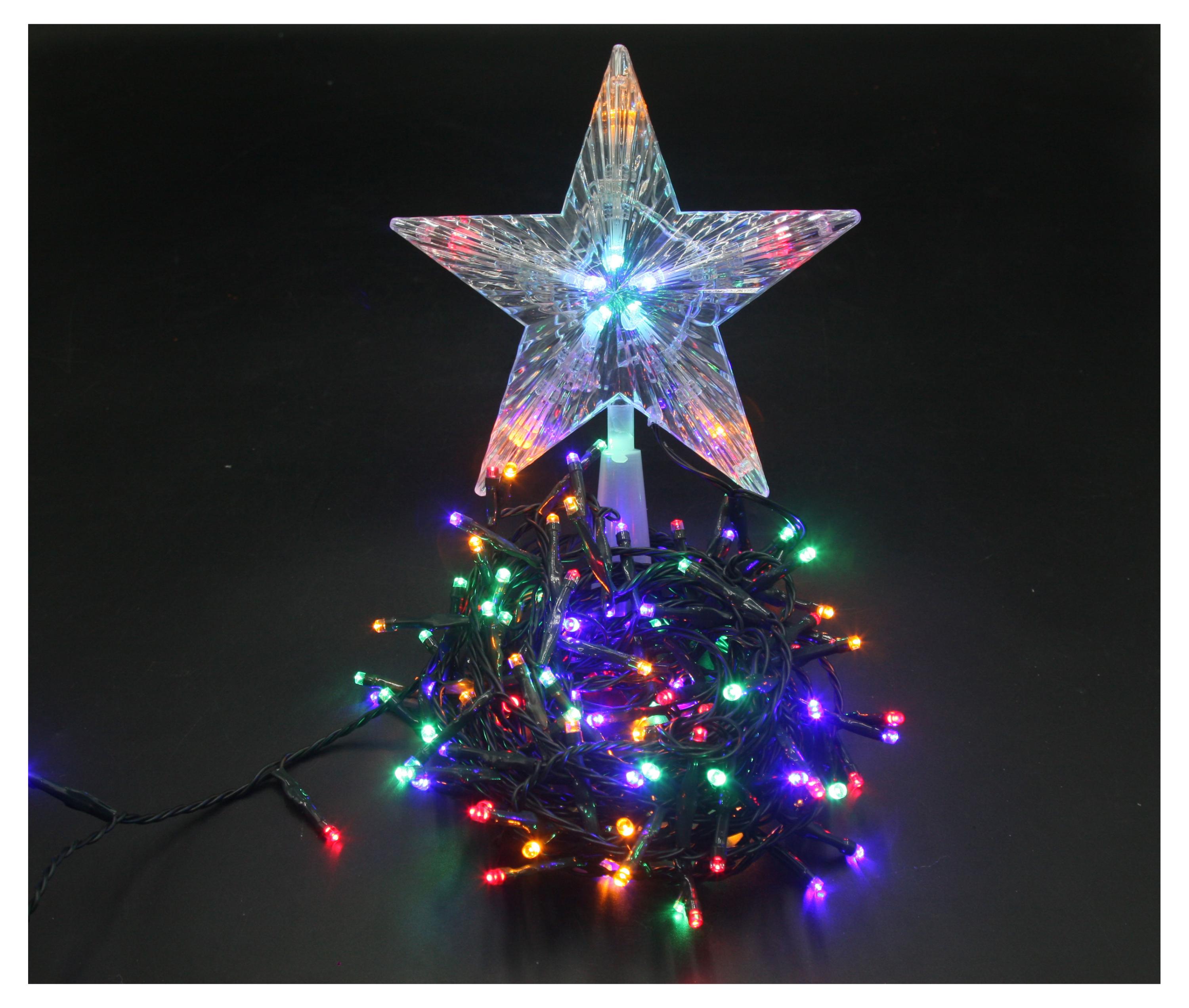 Изображение товара Электрогирлянда Actuel со звездой 160 LED мультиколор 9.5 м для внутреннего использования