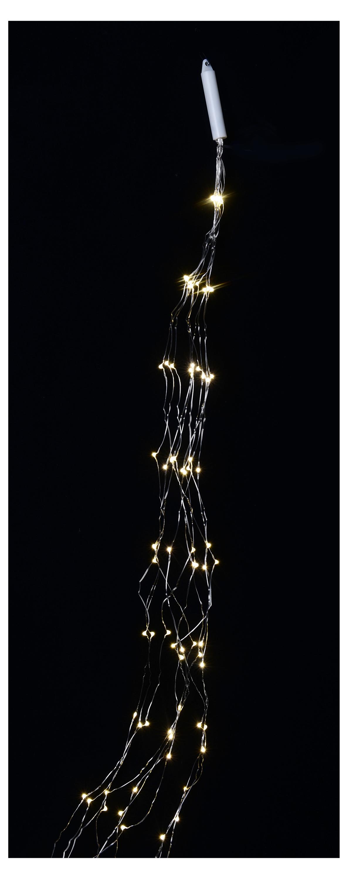 Изображение товара Гирлянда Водопад 200 LED теплый белый 2 метра для уличного и внутреннего использования