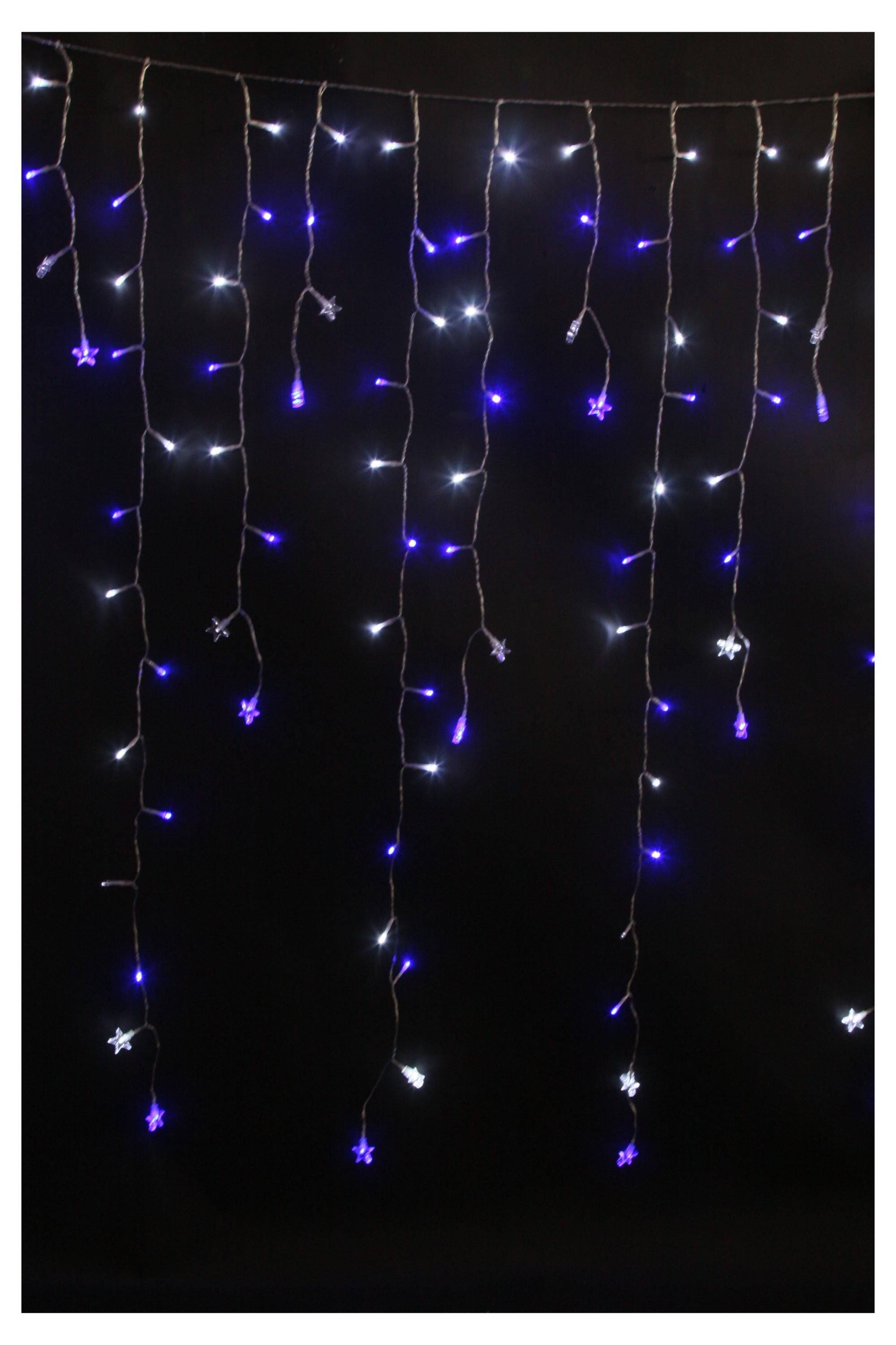 Изображение товара Гирлянда электрическая Бахрома 144 LED, 1,5х1,35 м, уличная и внутренняя