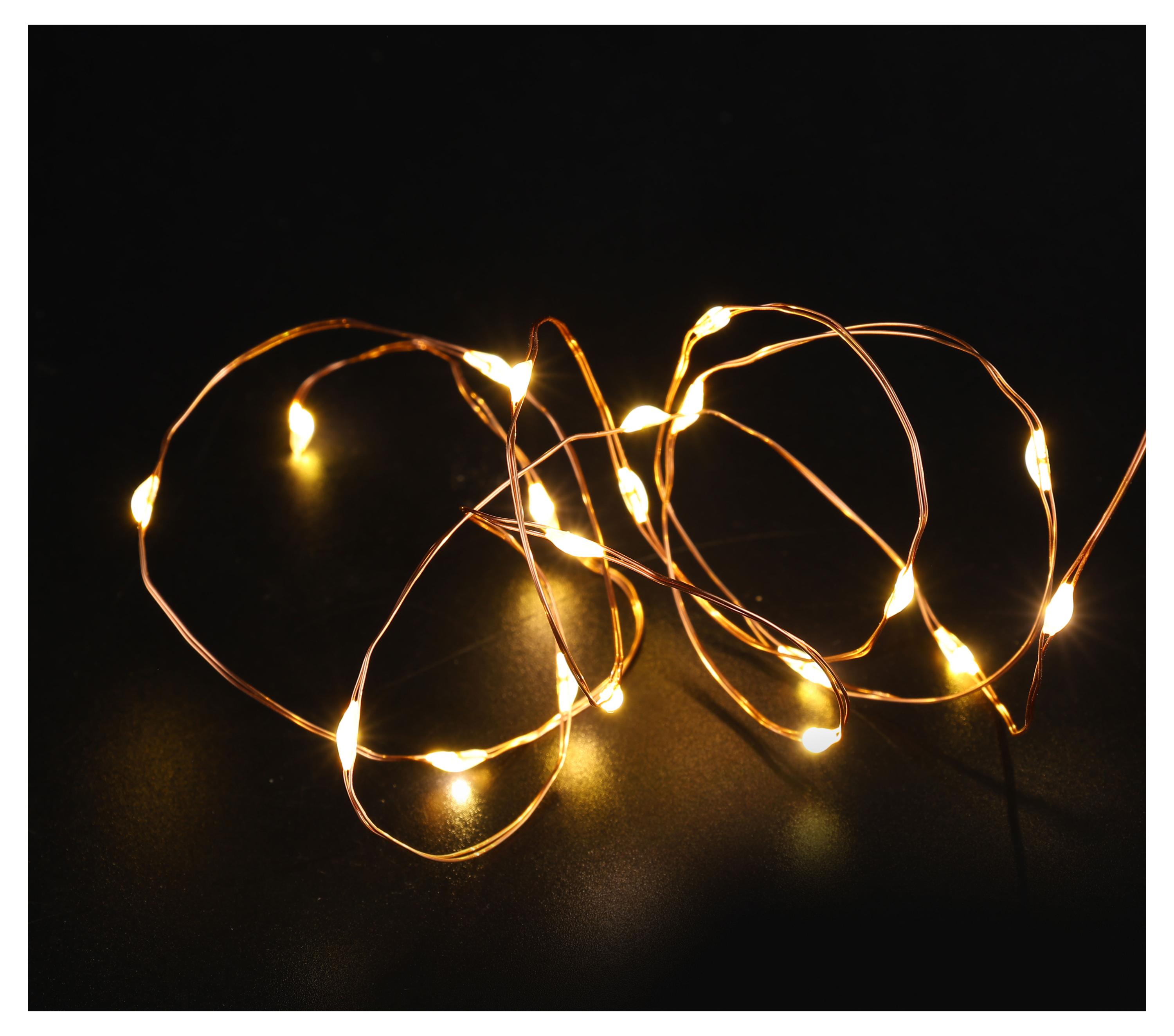 Изображение товара Гирлянда светодиодная Actuel 20 LED теплый белый 0,95 м