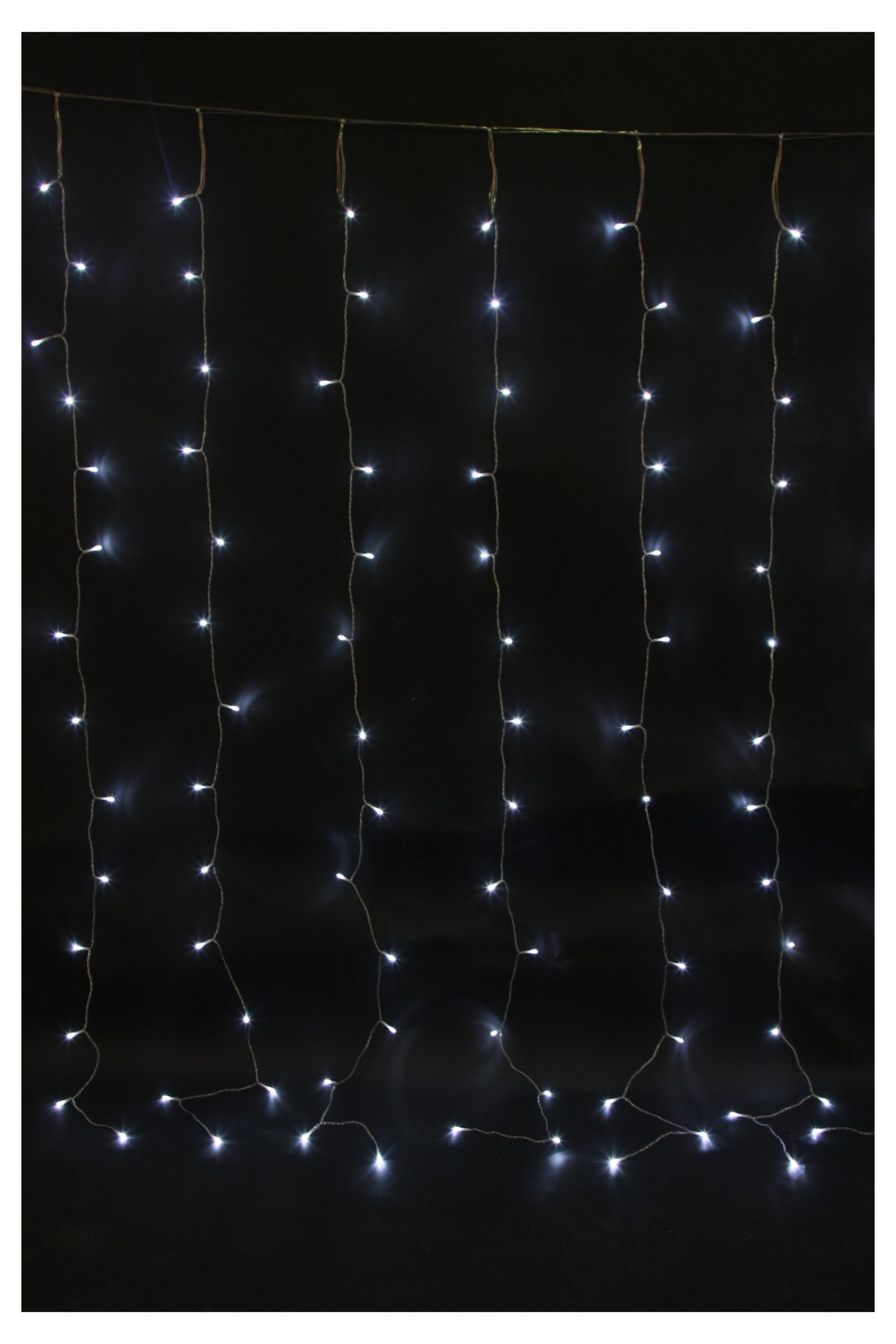 Изображение товара Гирлянда электрическая Actuel Занавес 140 LED холодный белый, 2х2,5 м