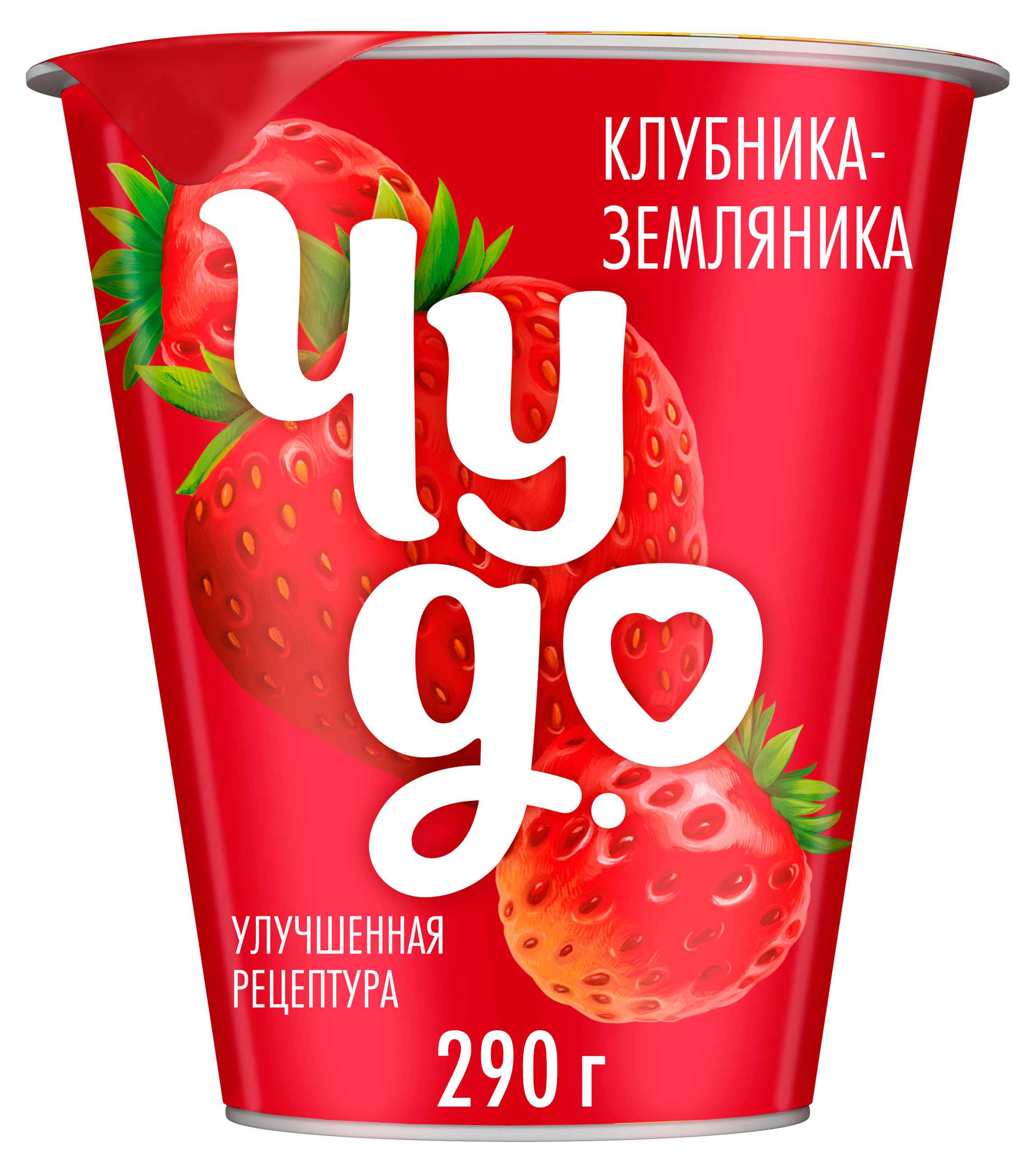 

Йогурт Чудо вязкий живой Клубника-Земляника 2% БЗМЖ, 290 г