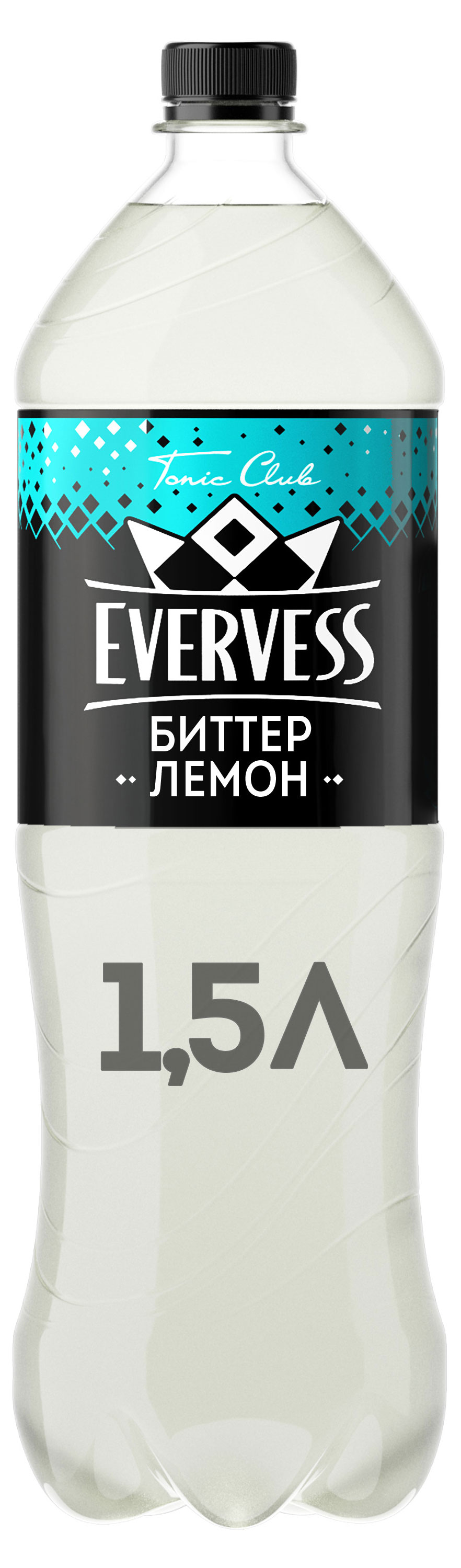 Изображение товара Напиток газированный Evervess Биттер Лемон Тоник 1,5 л