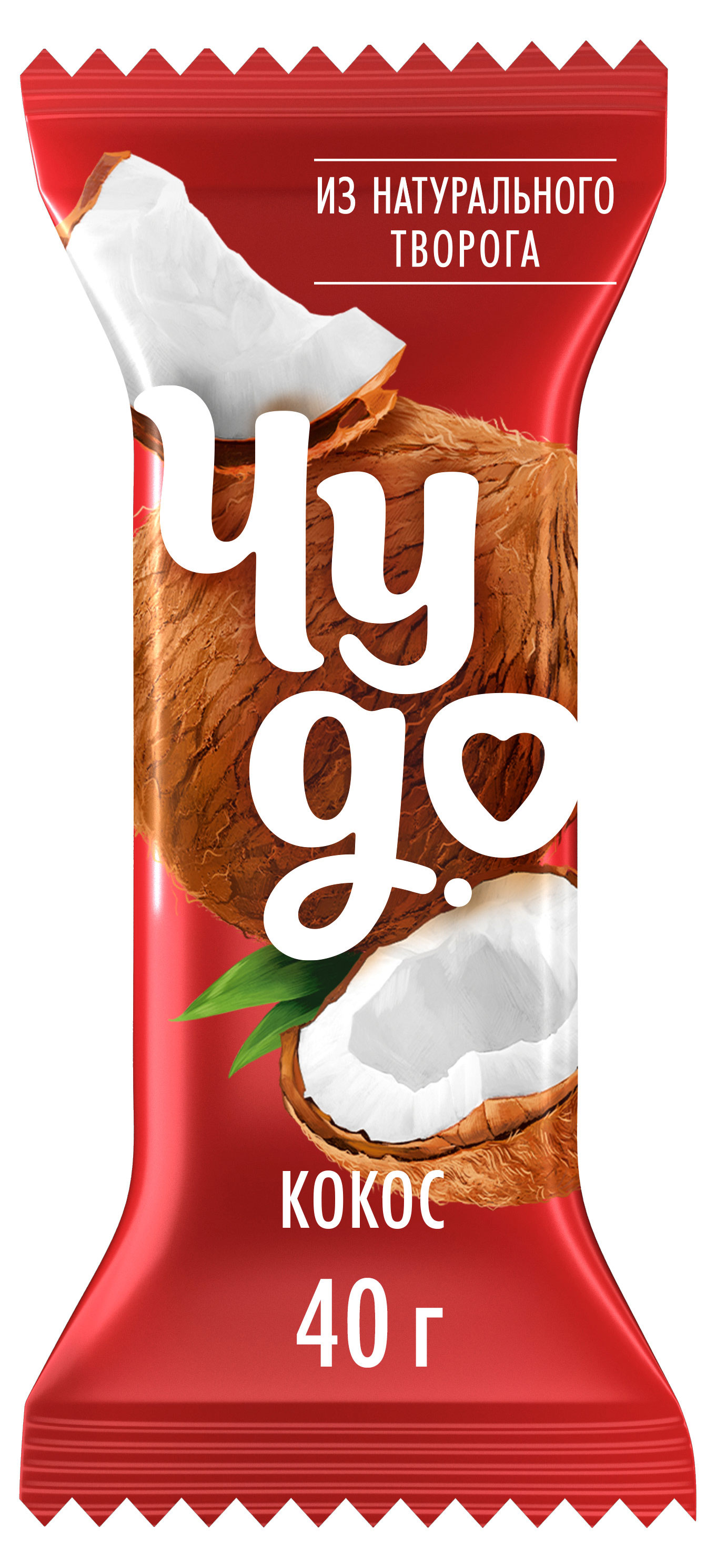 

Сырок глазированный Чудо кокос с кокосовой стружкой 28.7% БЗМЖ, 40 г