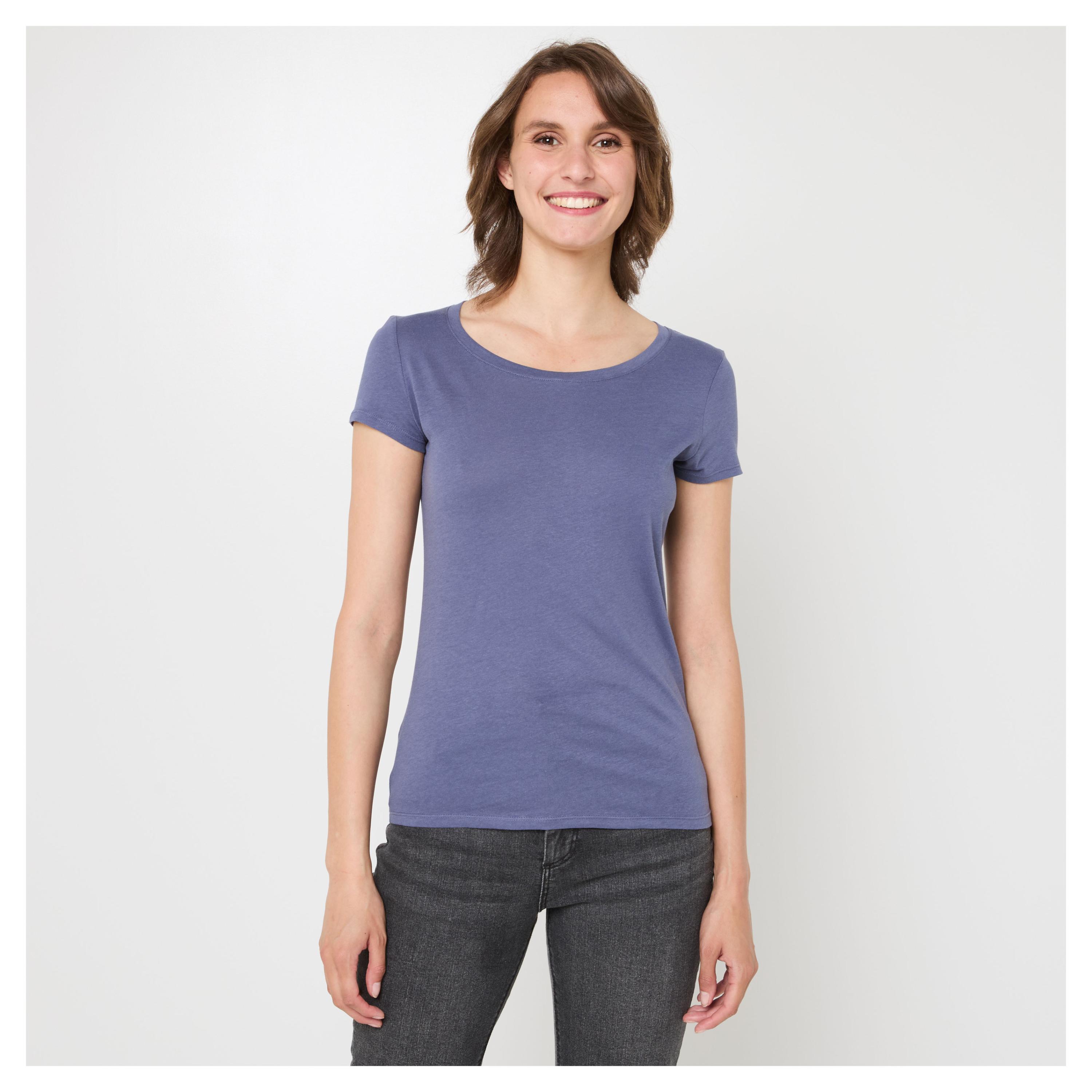 Изображение товара Футболка женская InExtenso синяя для повседневного ношения