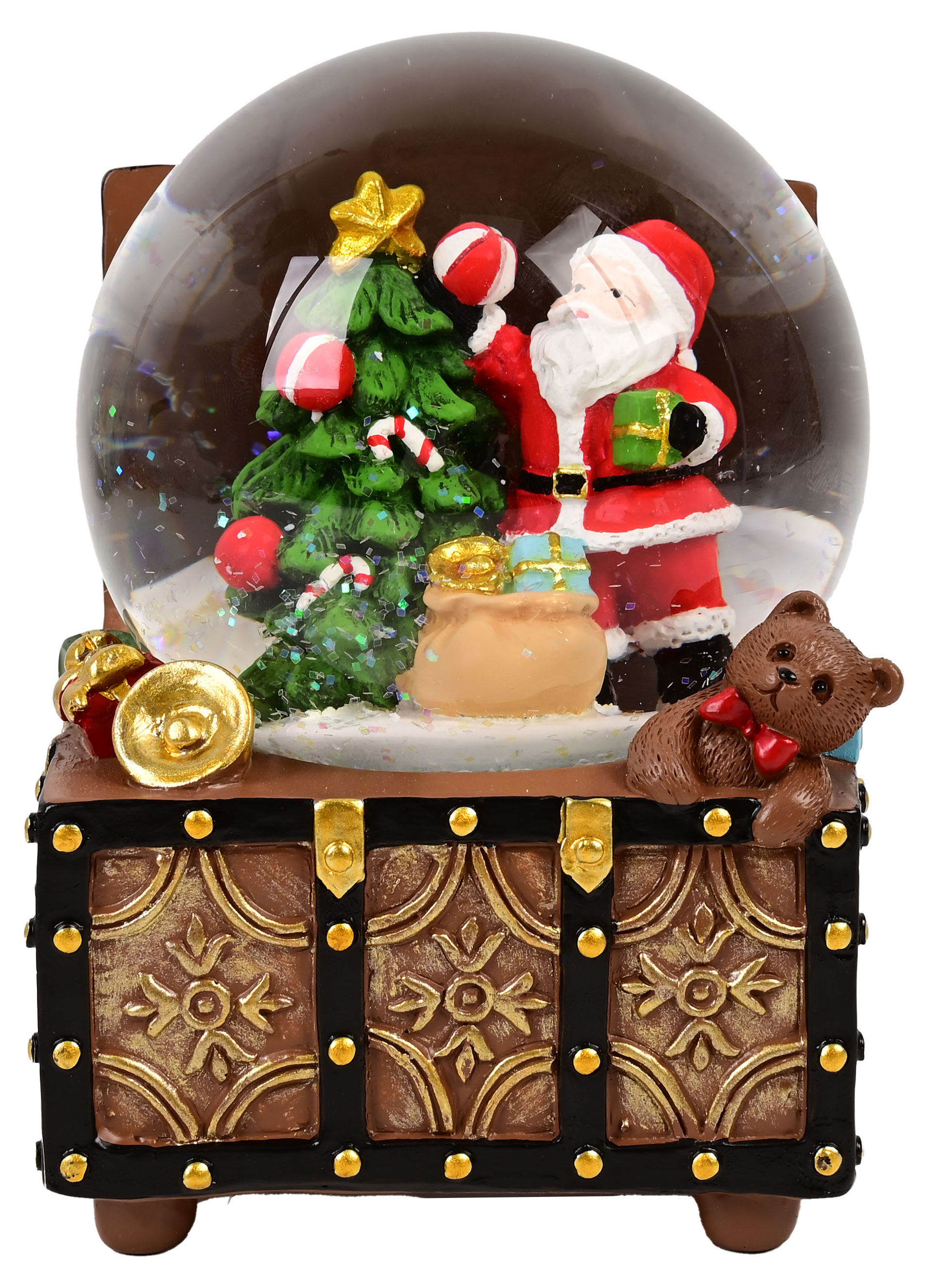 

Снежный шар Сундук, 14,2 см