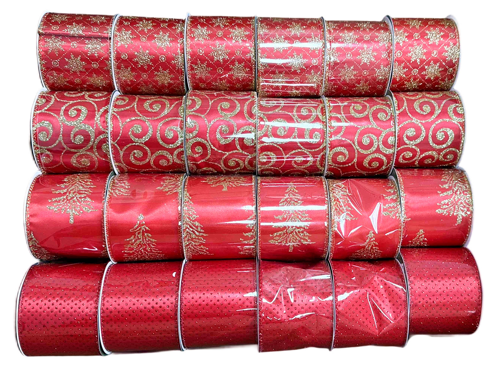 Изображение товара Декоративная красная лента Actuel 2,7 м для украшений и подарков