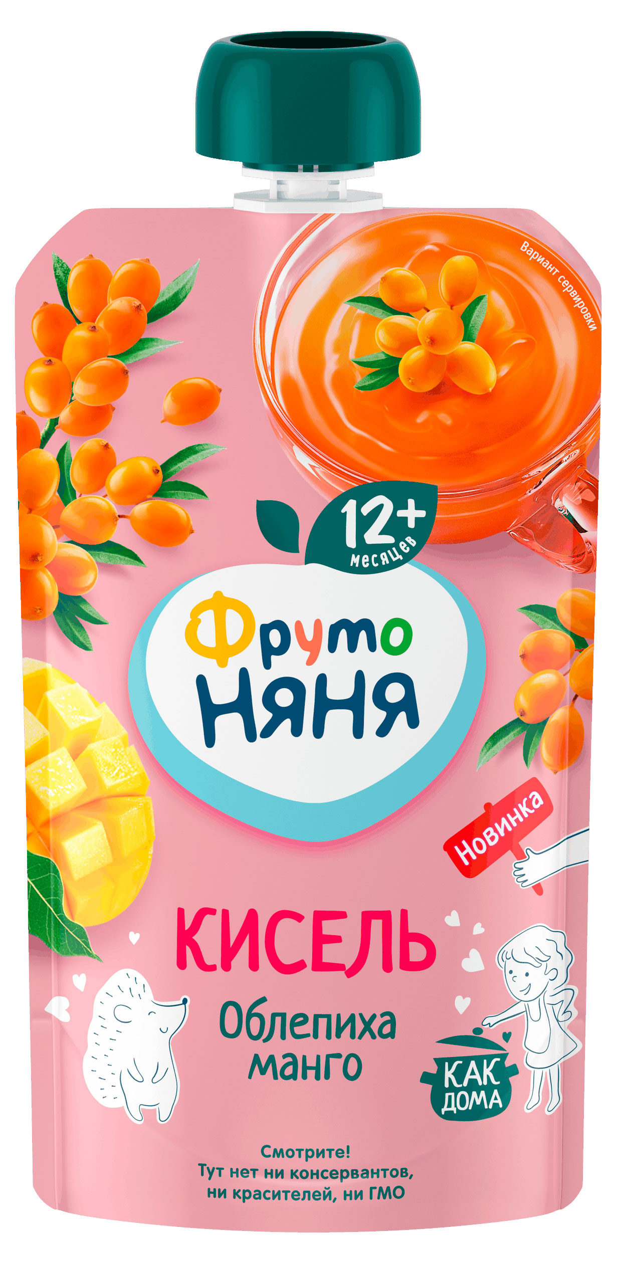 

Кисель ФрутоНяня из облепихи и манго с 12 мес., 130 г