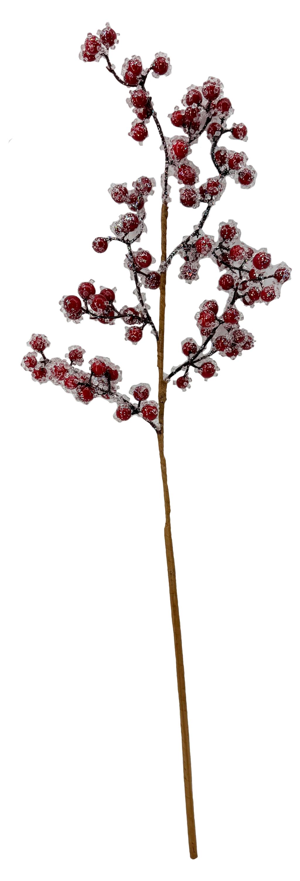 

Украшение Actuel Вокруг света Ветка заснеженные ягоды, 74 см