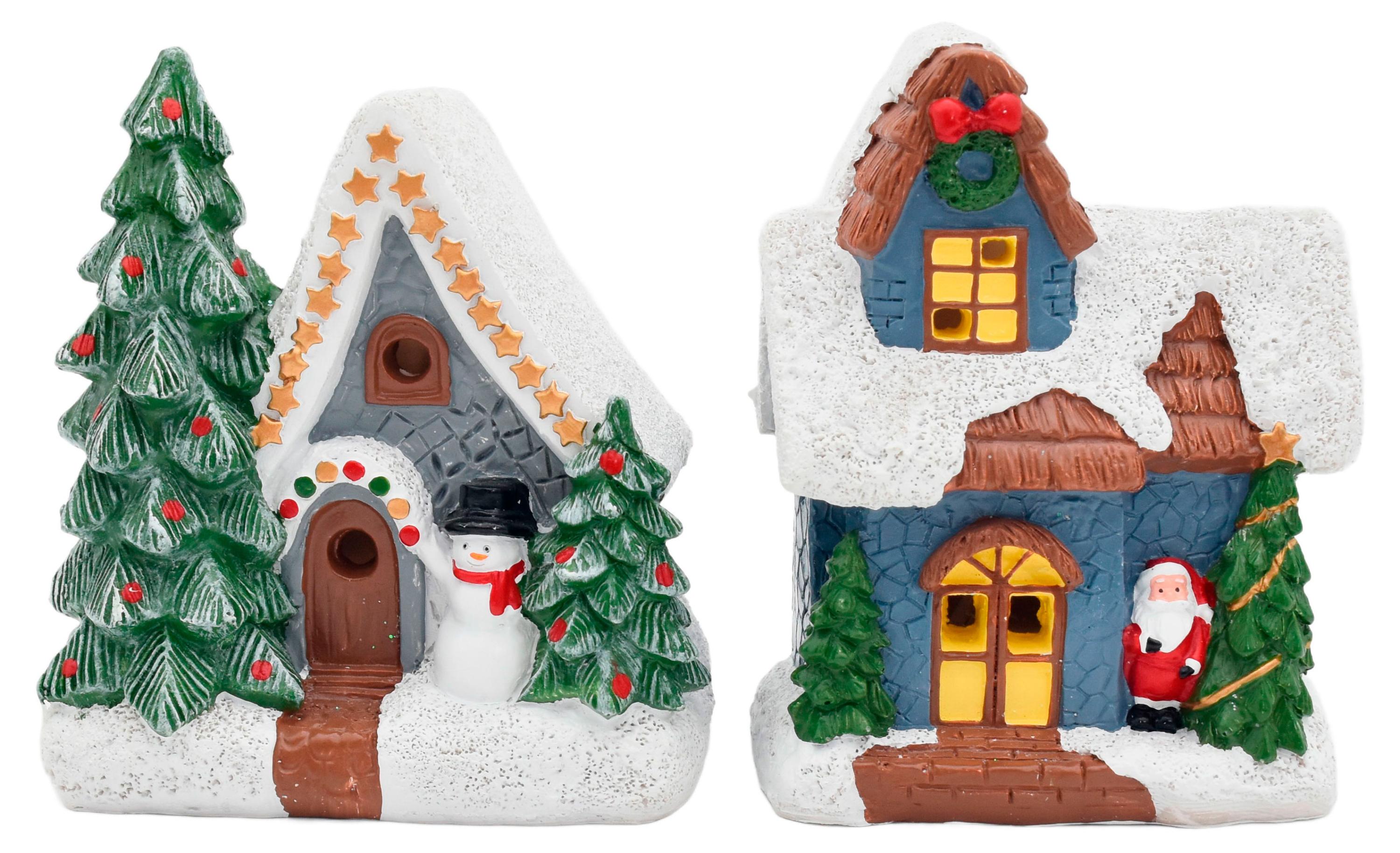 

Декорация Домик 10 см, 1 шт в ассортименте