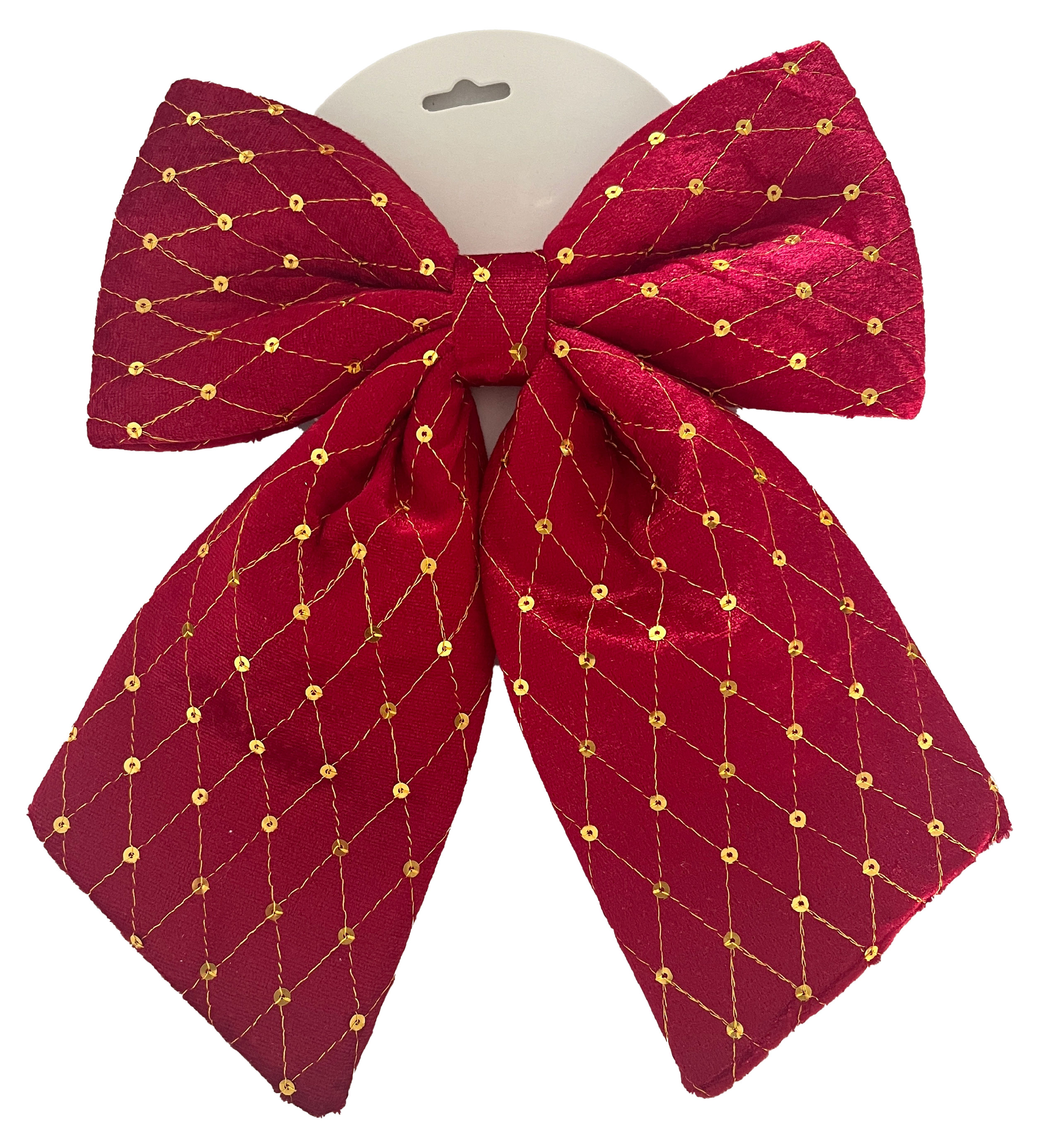 

Декорация Actuel Бант бордовый, 19х24 см