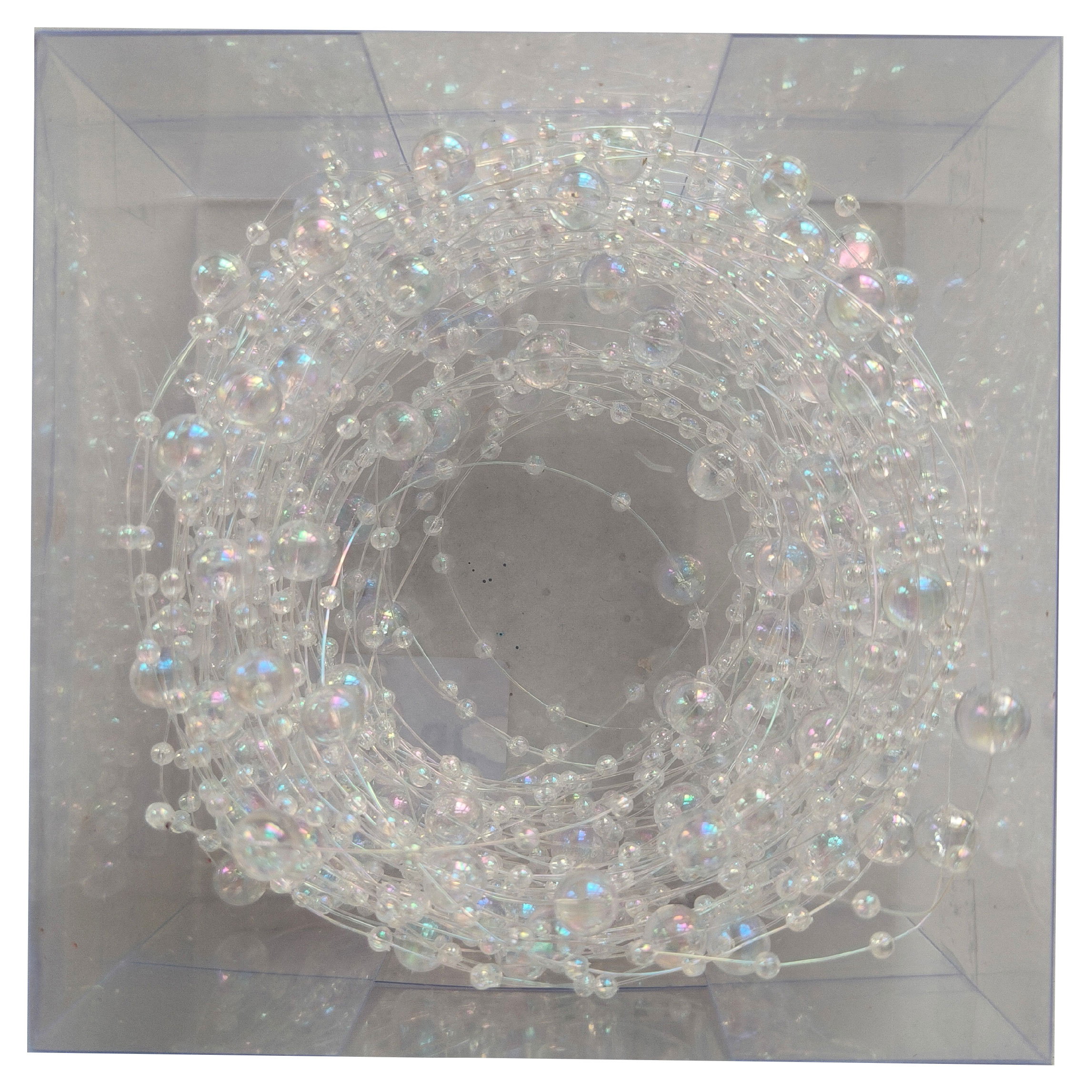 Изображение товара Бусы на елку Actuel перламутровые 15 м новогодние украшения