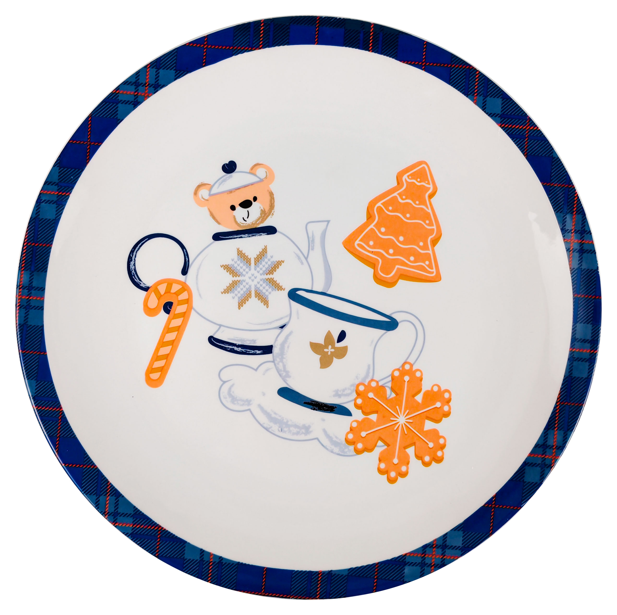 

Блюдо Actuel Вокруг света Tea Time синие, 30 см