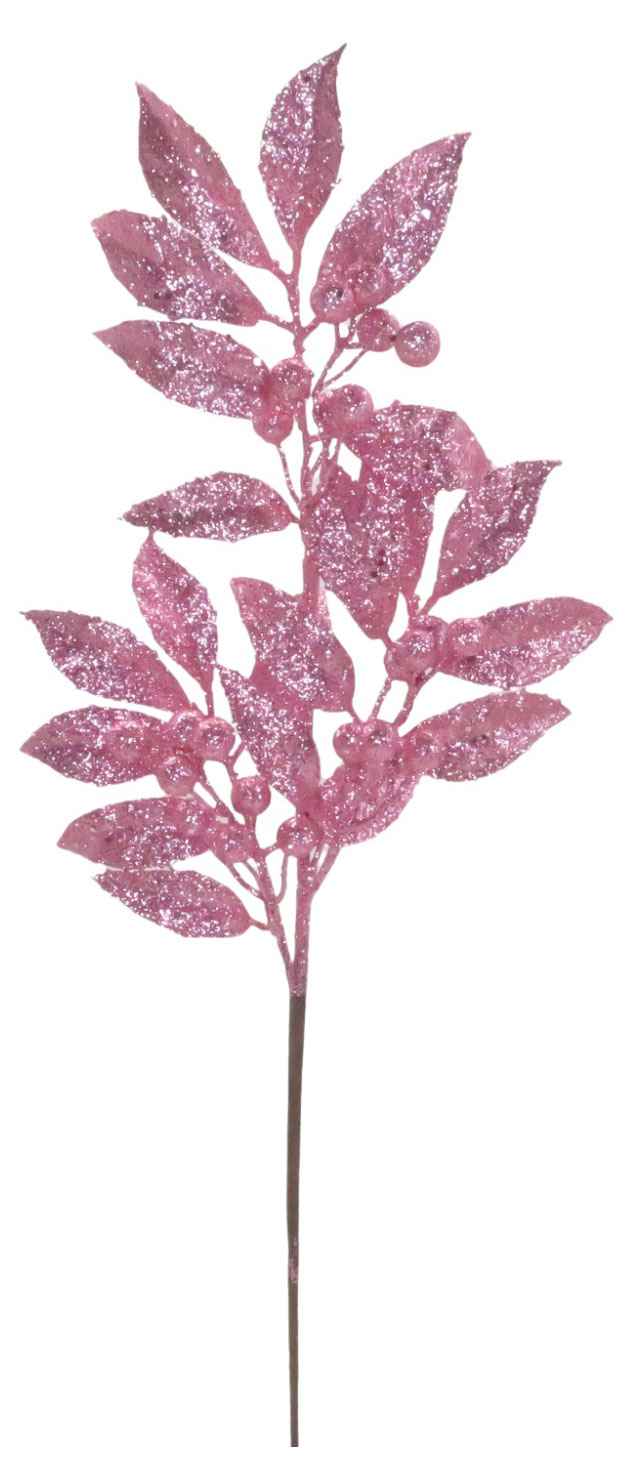

Украшение Розовый зефир Ветка листья, 60 см