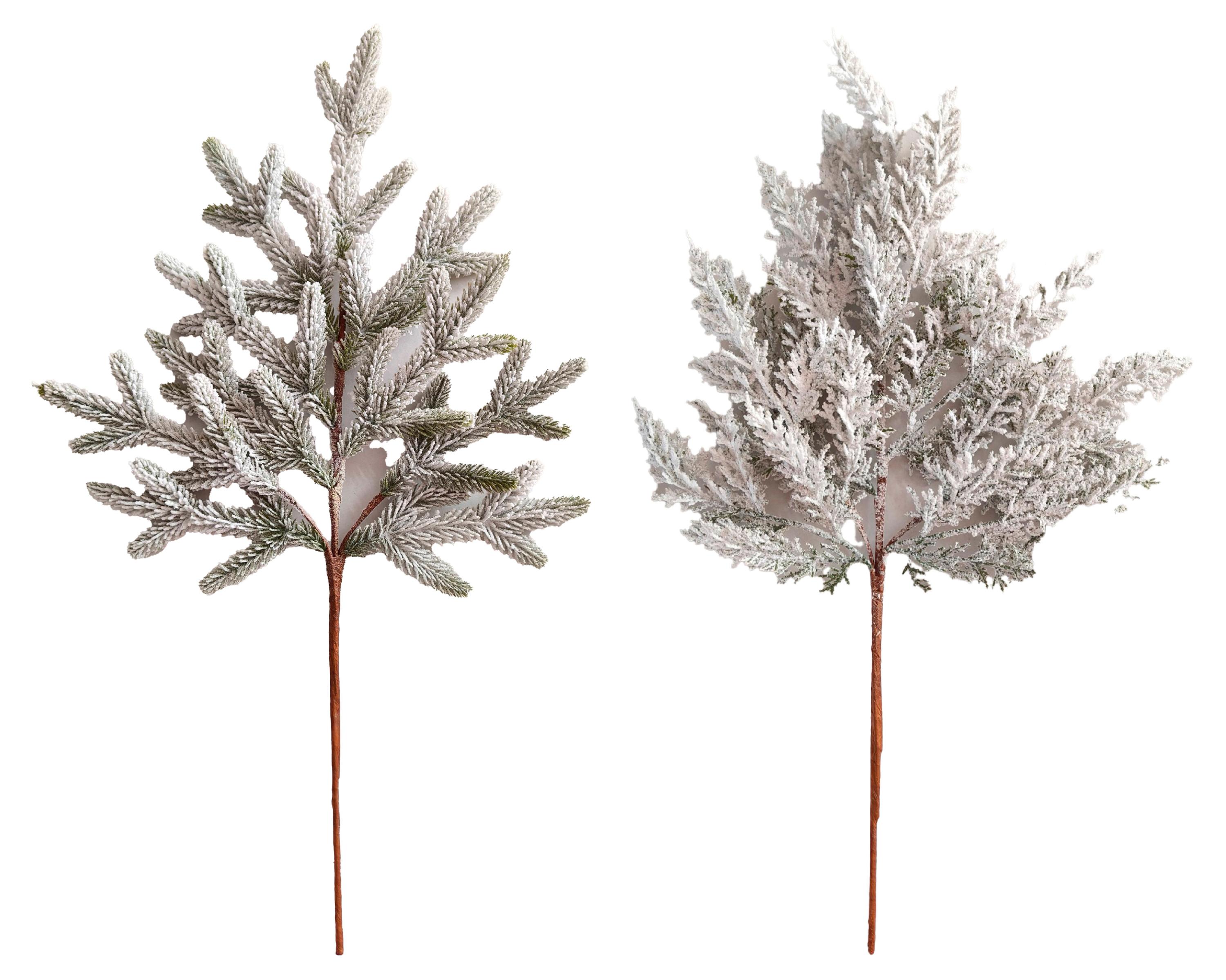 

Украшение Actuel Вокруг света Ветка заснеженная 80 см, 1 шт в ассортименте