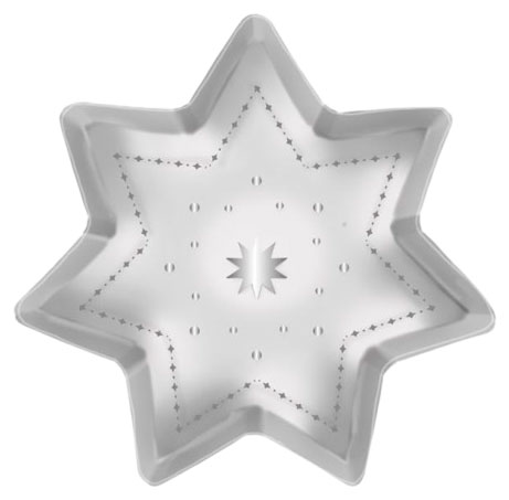 Изображение товара Блюдо сервировочное Actuel Вокруг света Звезда серебристая, 20x3 см