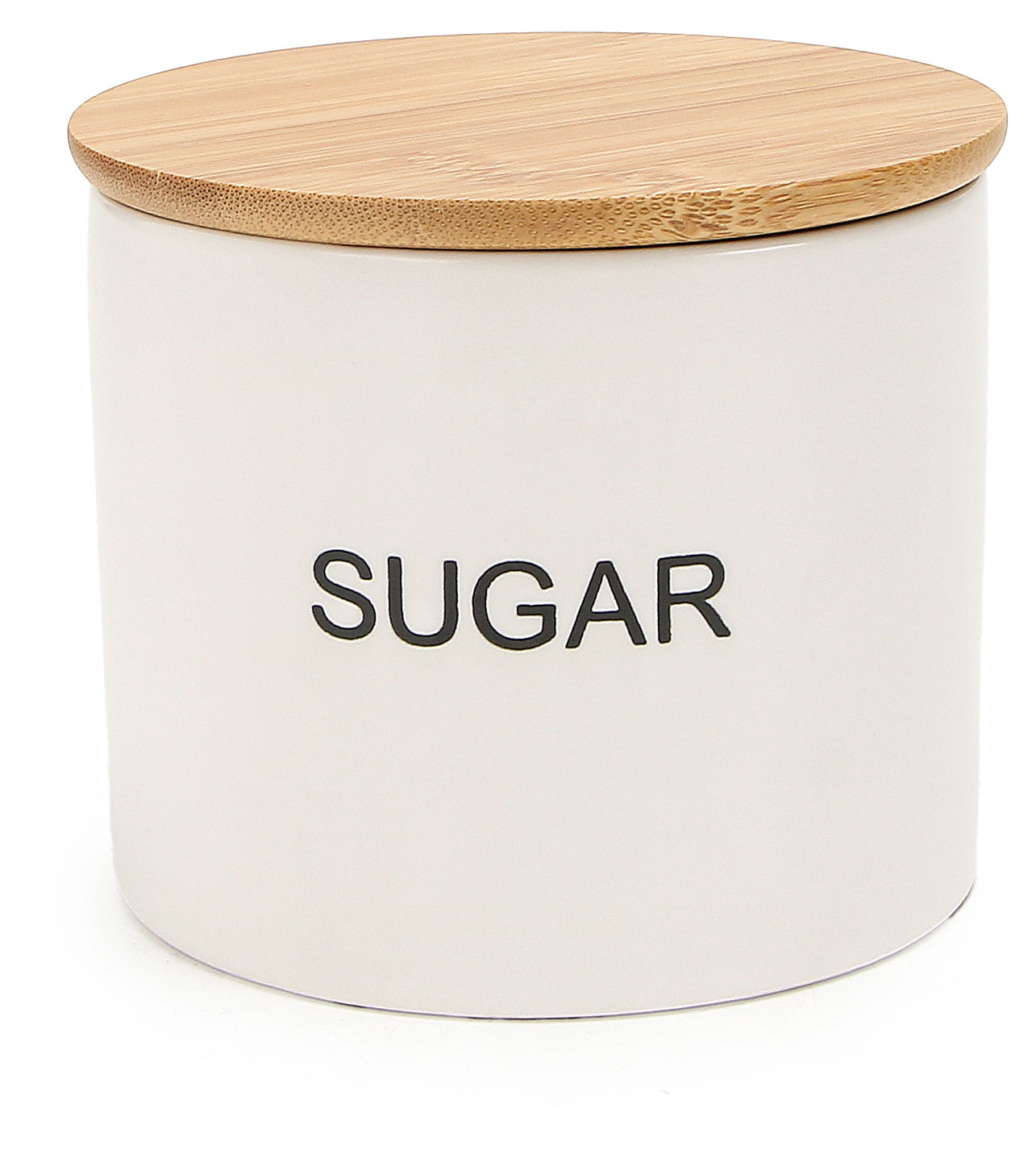 Изображение товара Керамическая банка для сахара Actuel 720 мл с бамбуковой крышкой