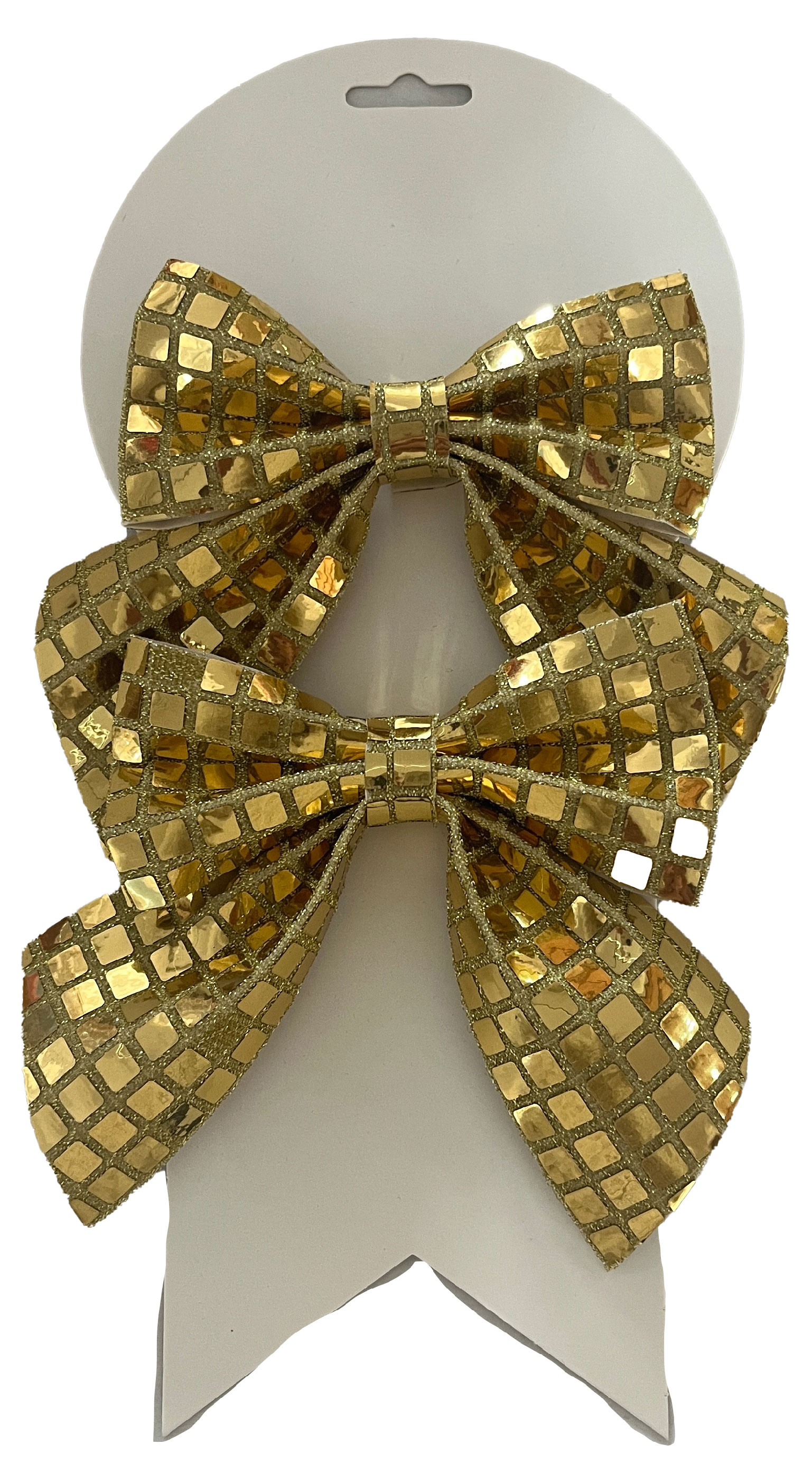 

Декорация Actuel Бант золотой, 2 шт х 5 см