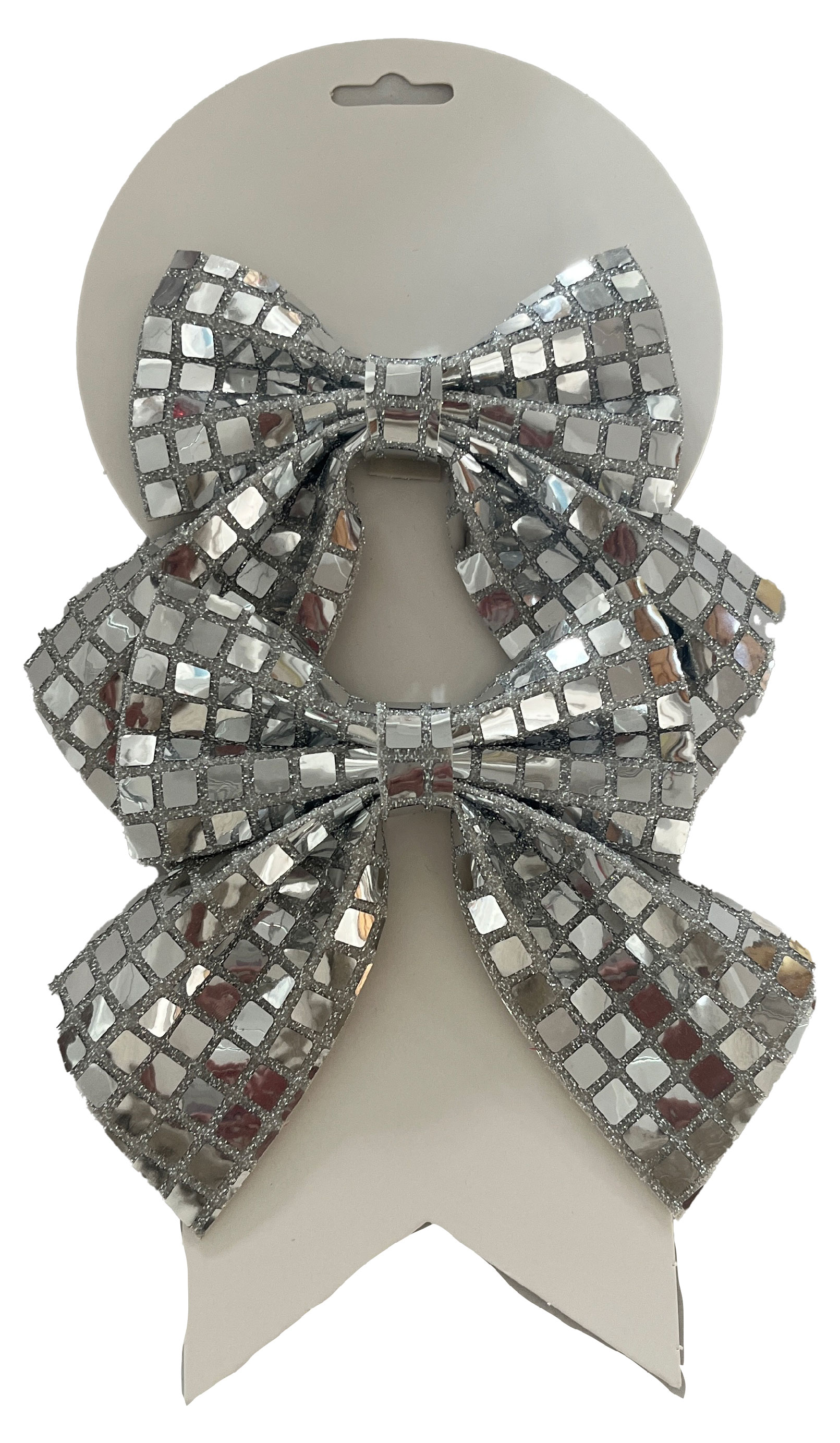 

Декорация Actuel Бант серебряный, 2 шт х 5 см