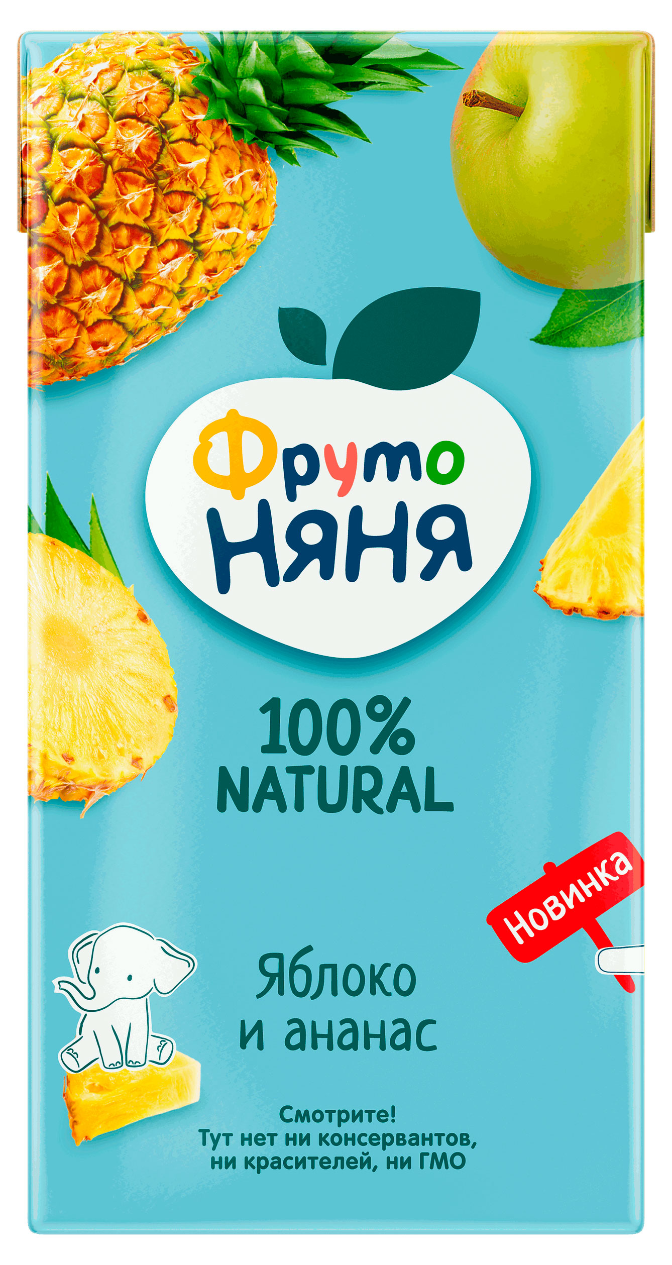 

Нектар ФрутоНяня из яблок и ананасов с 3 лет, 500 мл