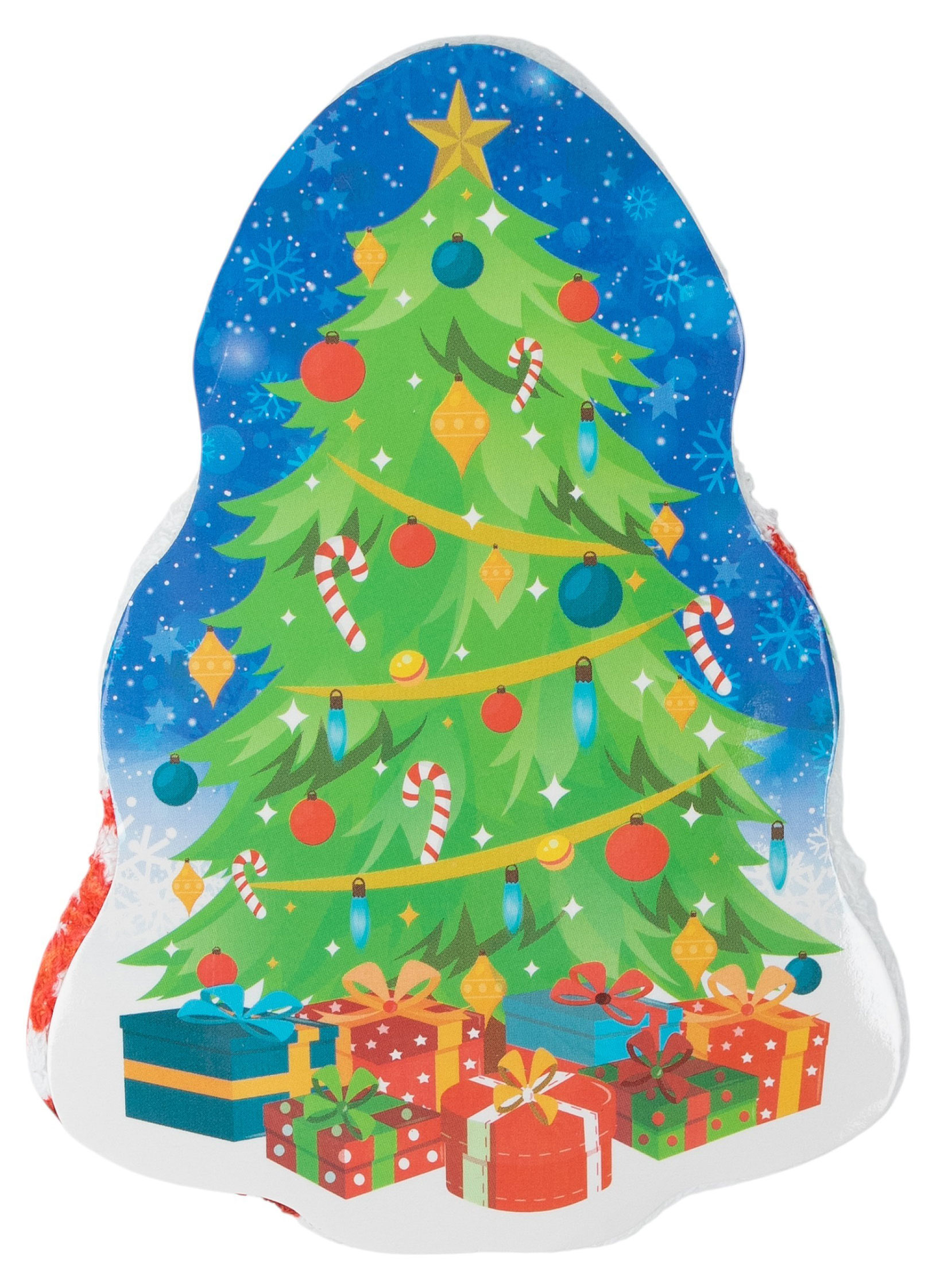 

Полотенце прессованноеWellness Новогодняя елка, 30х60 см