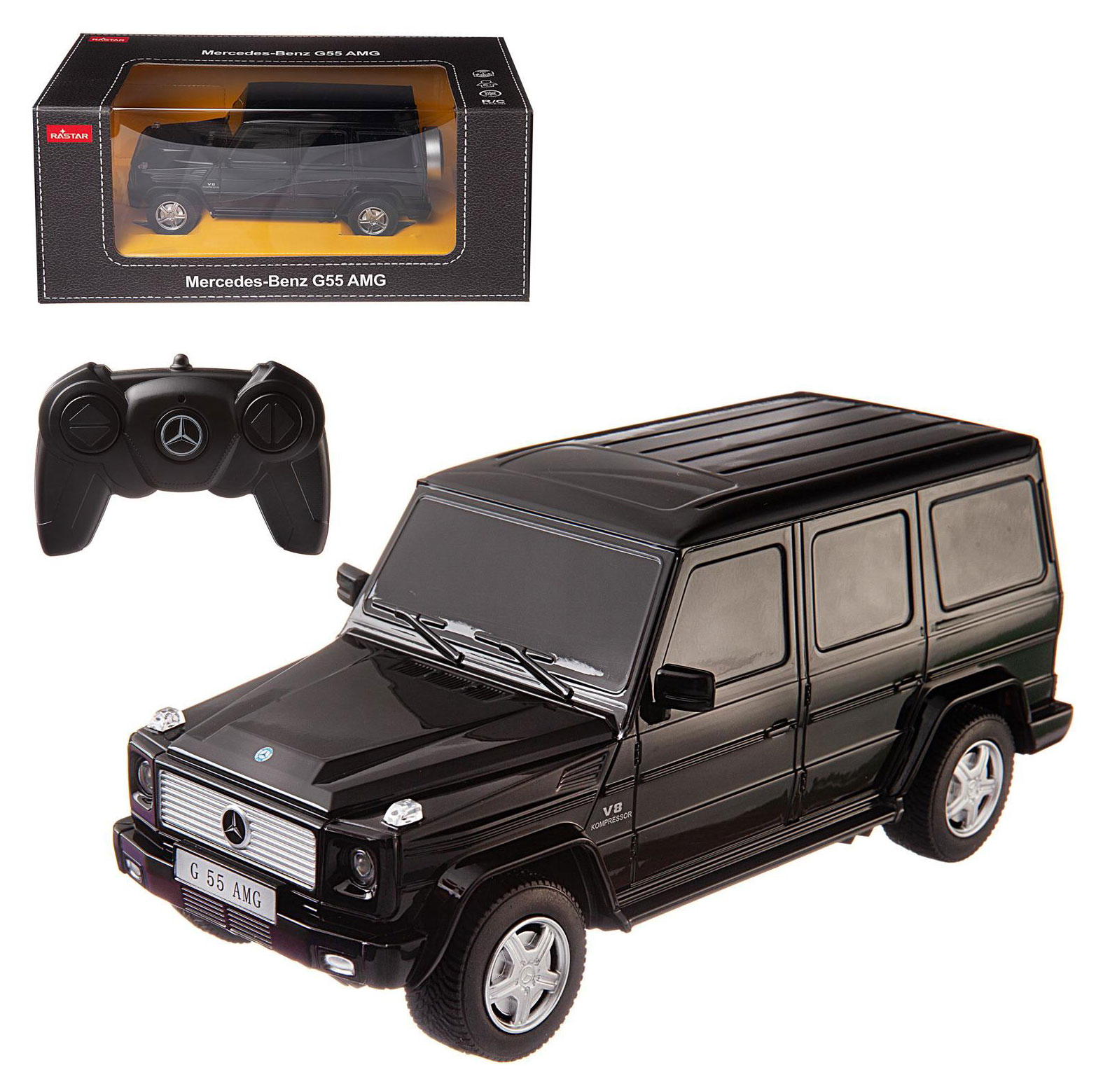 Изображение товара Машина радиоуправляемая Rastar 1:24 Mercedes-Benz черный