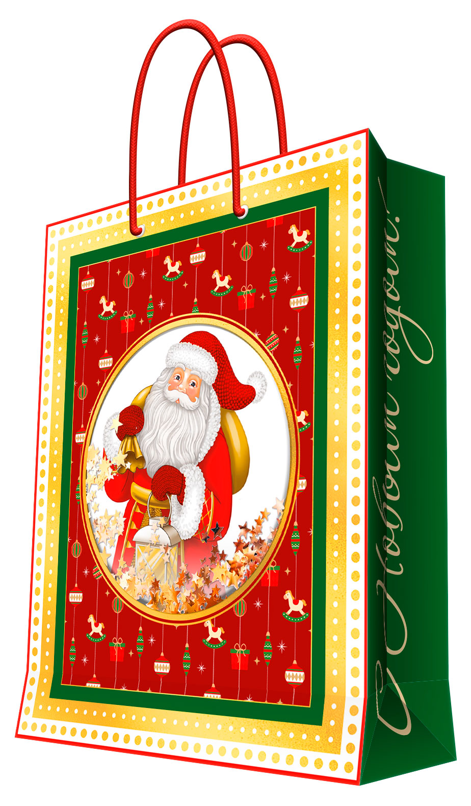 Изображение товара Подарочный бумажный пакет "Феникс-Презент" 26х33х13 см, ассортимент