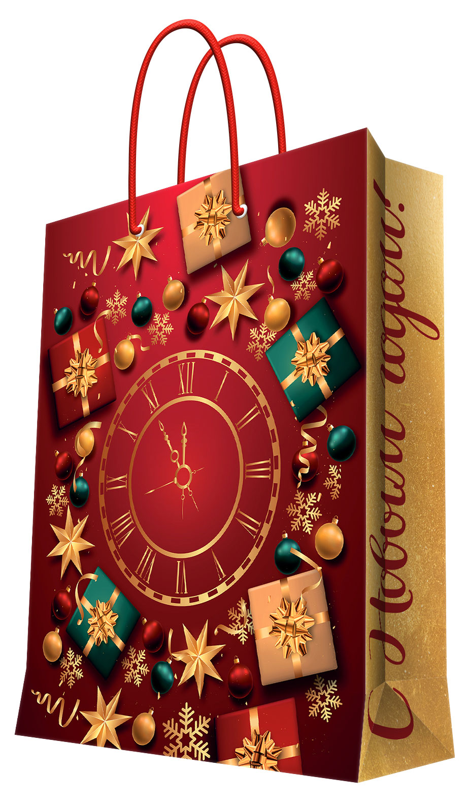 Изображение товара Пакет подарочный «Феникс-Презент» бумажный 41x49x19 см, 1 шт в ассортименте