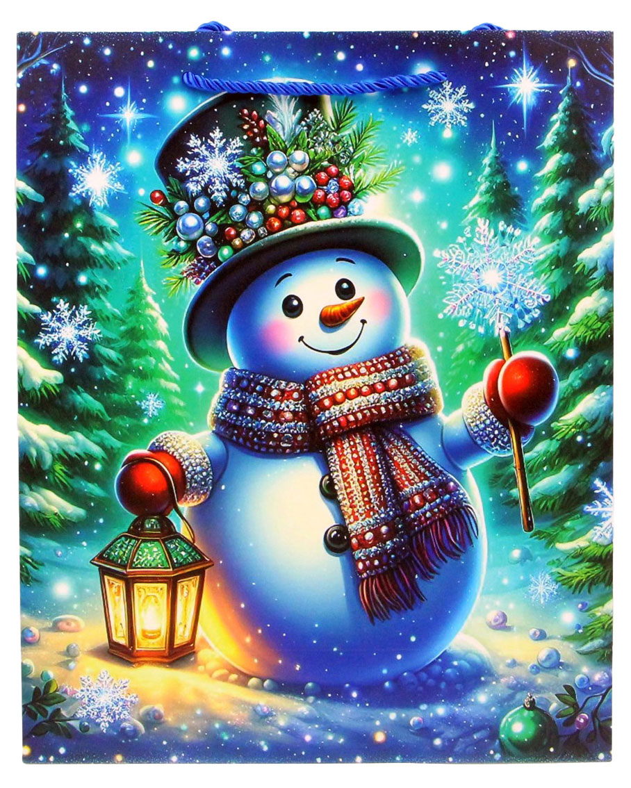 Изображение товара Подарочный бумажный пакет ArteNuevo 26х32х10 см яркий ассортимент