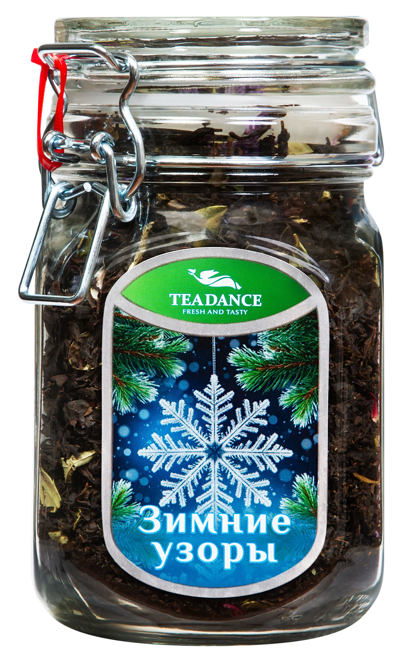 

Чай черный Teadance Зимние узоры с добавлением натуральных ягод и цветов, 130 г