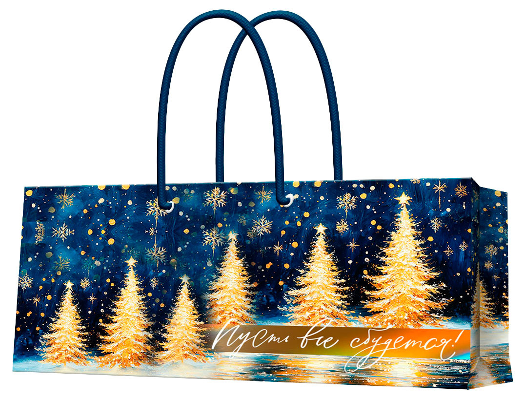 Изображение товара Пакет подарочный «Феникс-Презент» бумажный 12,7x36x8,3 см