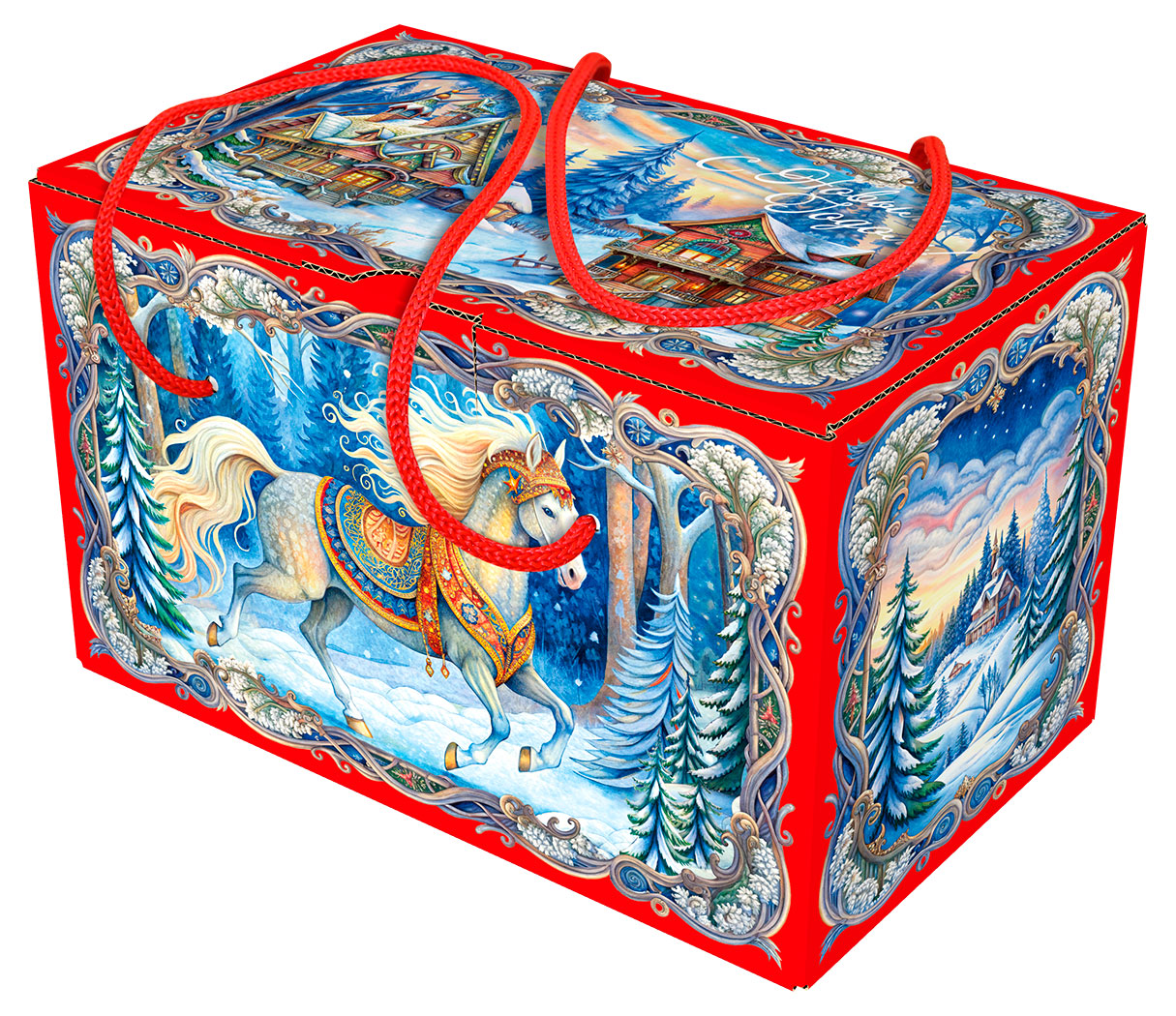 

Подарок новогодний сладкий Сормово Старинная открытка, 800 г