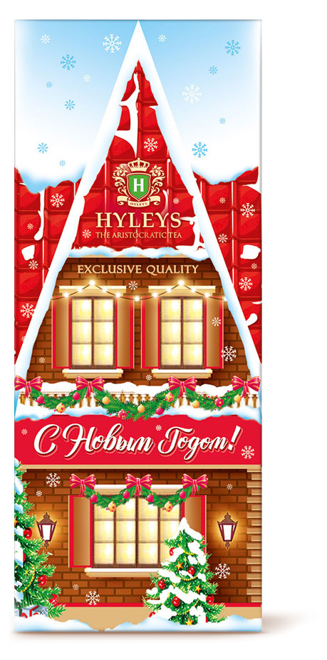 Изображение товара Чай черный HYLEYS Чайный домик, 45 г подарочная упаковка