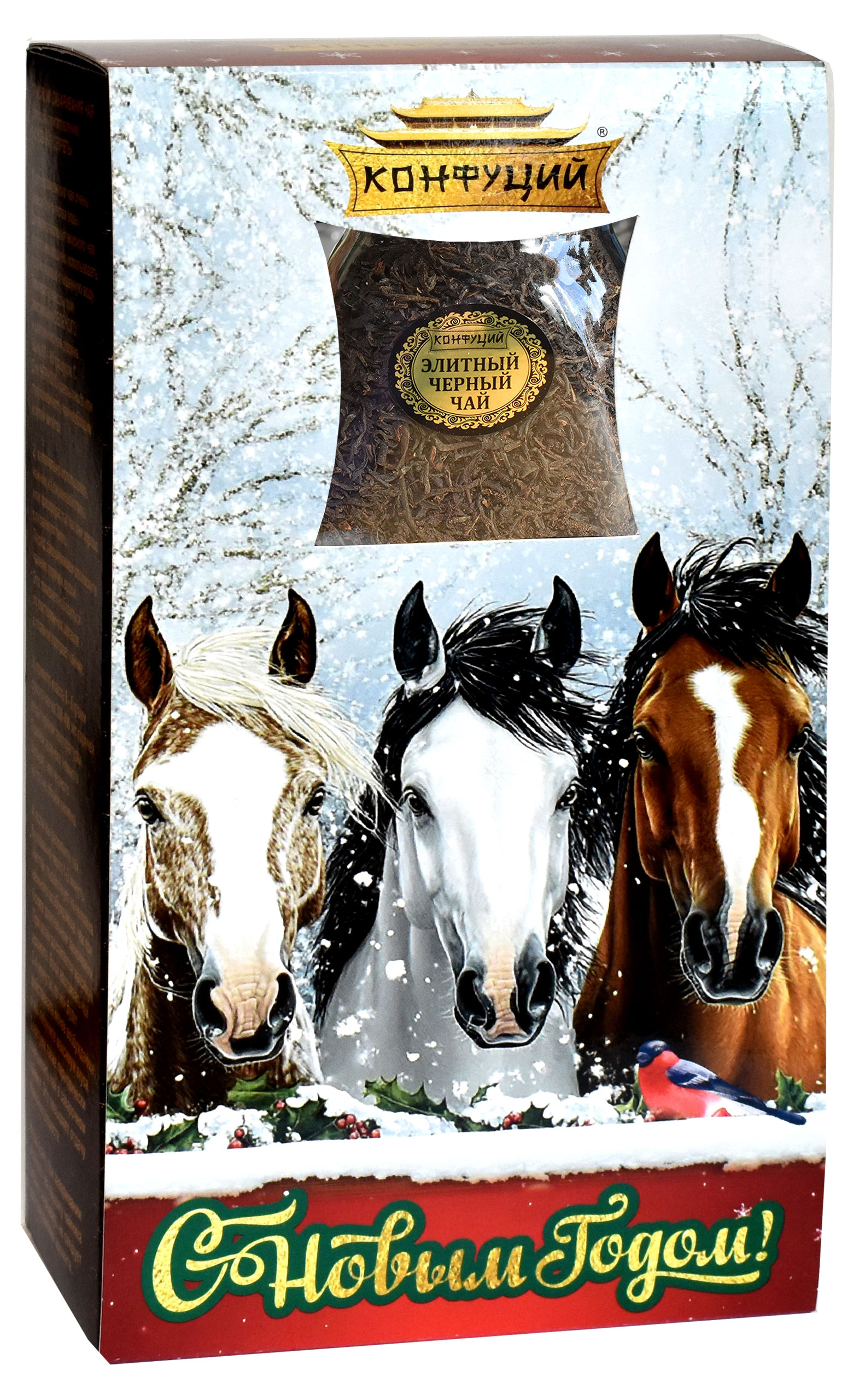 

Чайный набор Конфуций Черный чай с натуральными добавками Чайное ассорти, 110 г