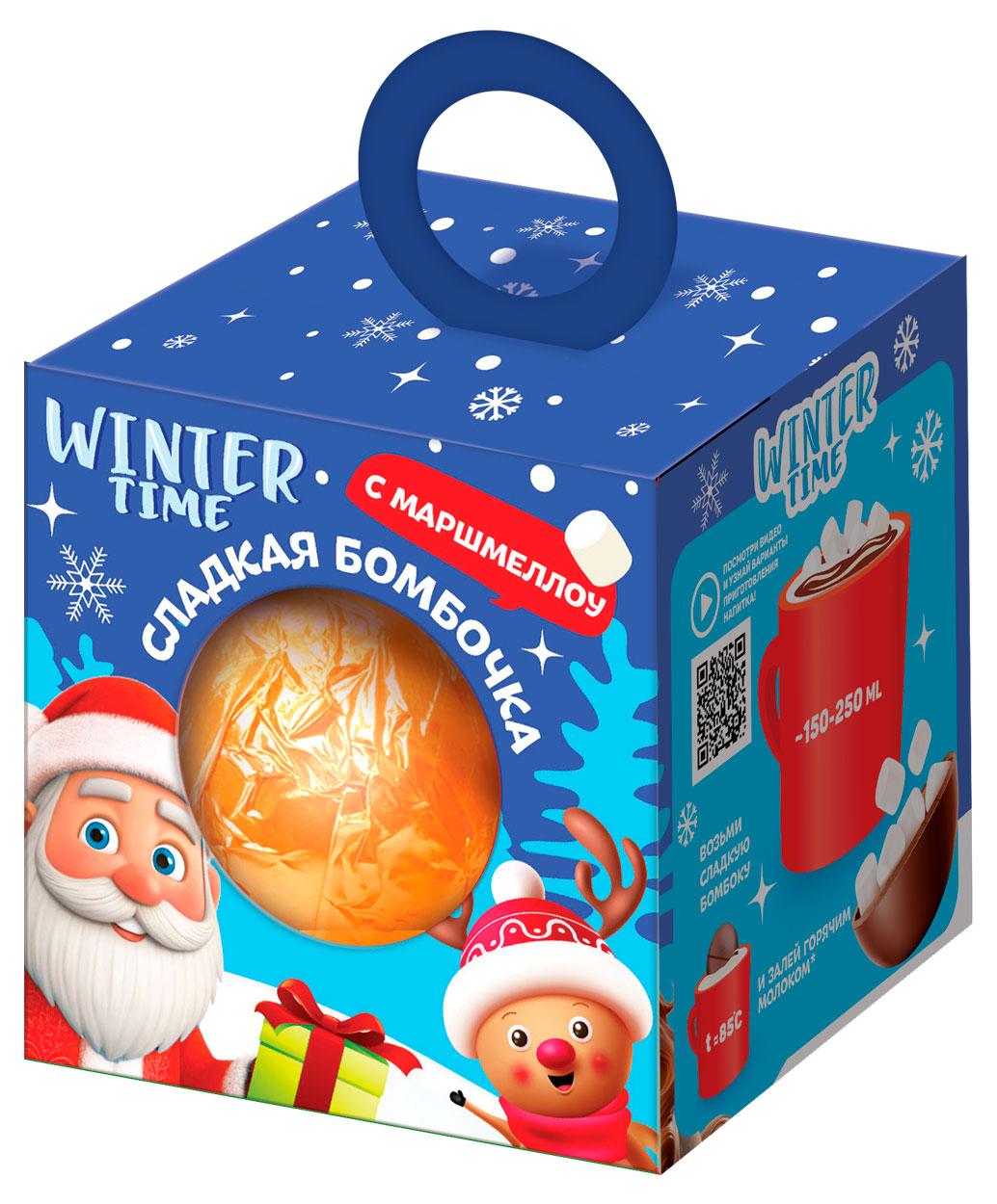 

Шар из глазури КОНФИТРЕЙД Winter Time с добавлением маршмеллоу, 28 г