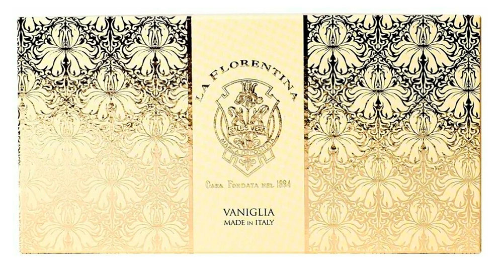 Изображение товара Набор мыла La Florentina Золотое Кружево ваниль, 3х150 г