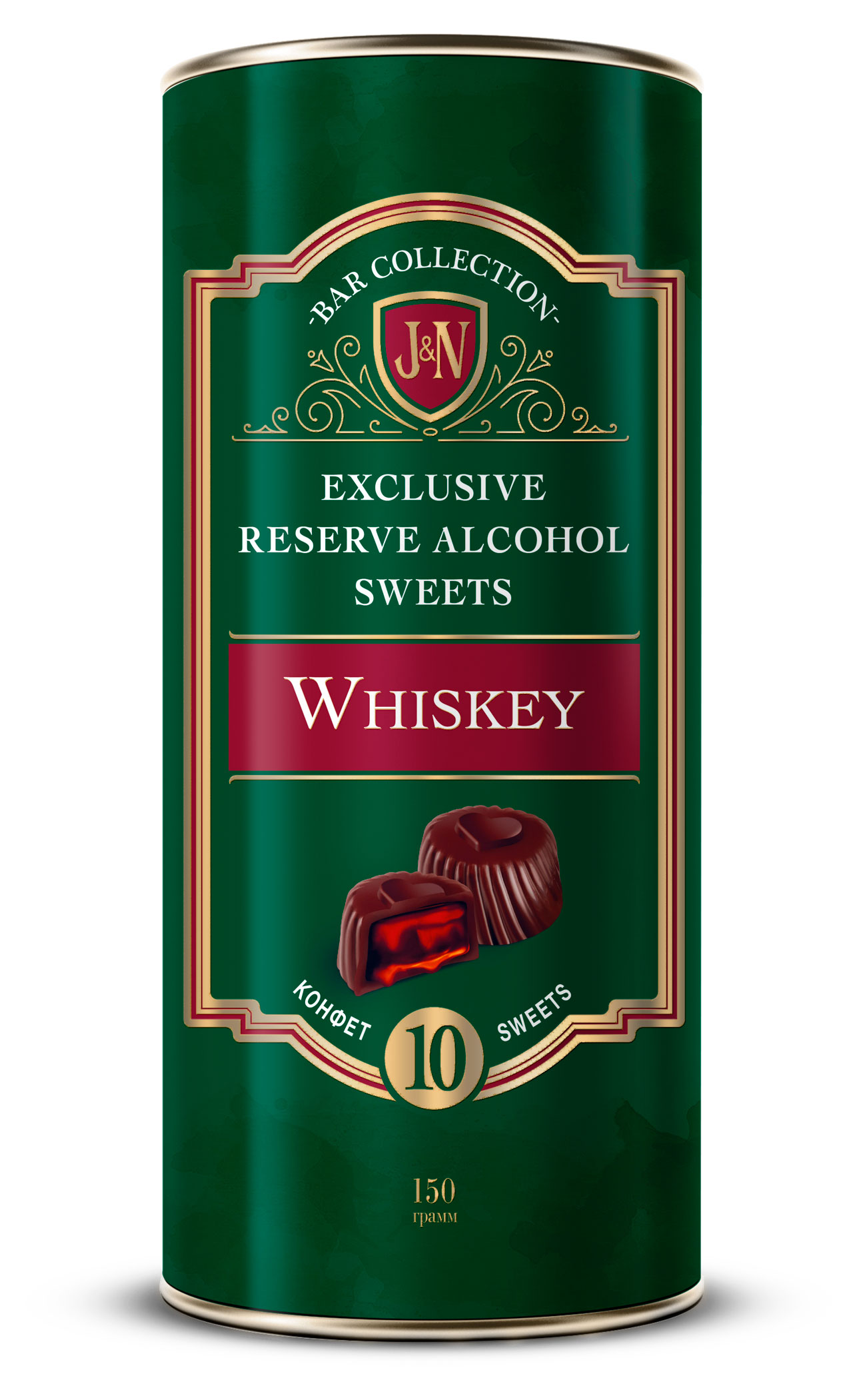 

Конфеты J&N Bar Collection со вкусом виски с колой, 150 г