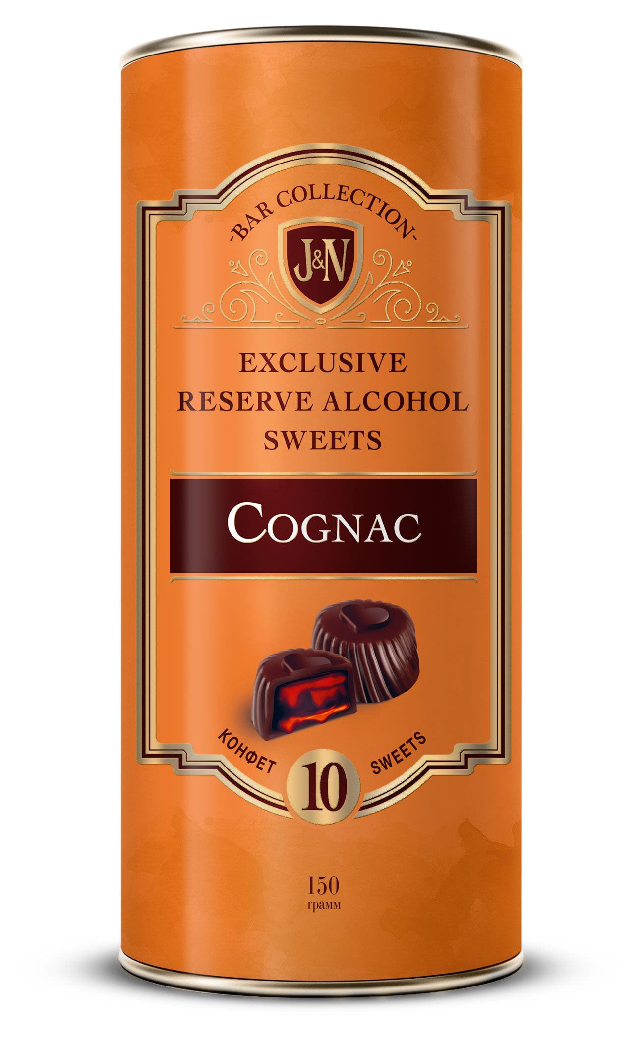 

Конфеты J&N Bar Collection со вкусом коньяка, 150 г