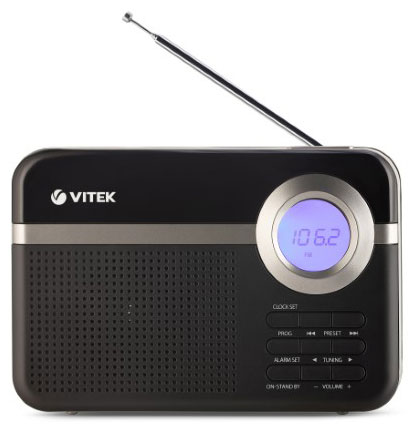 Изображение товара Настольный цифровой радиоприемник Vitek VT-3592 черный