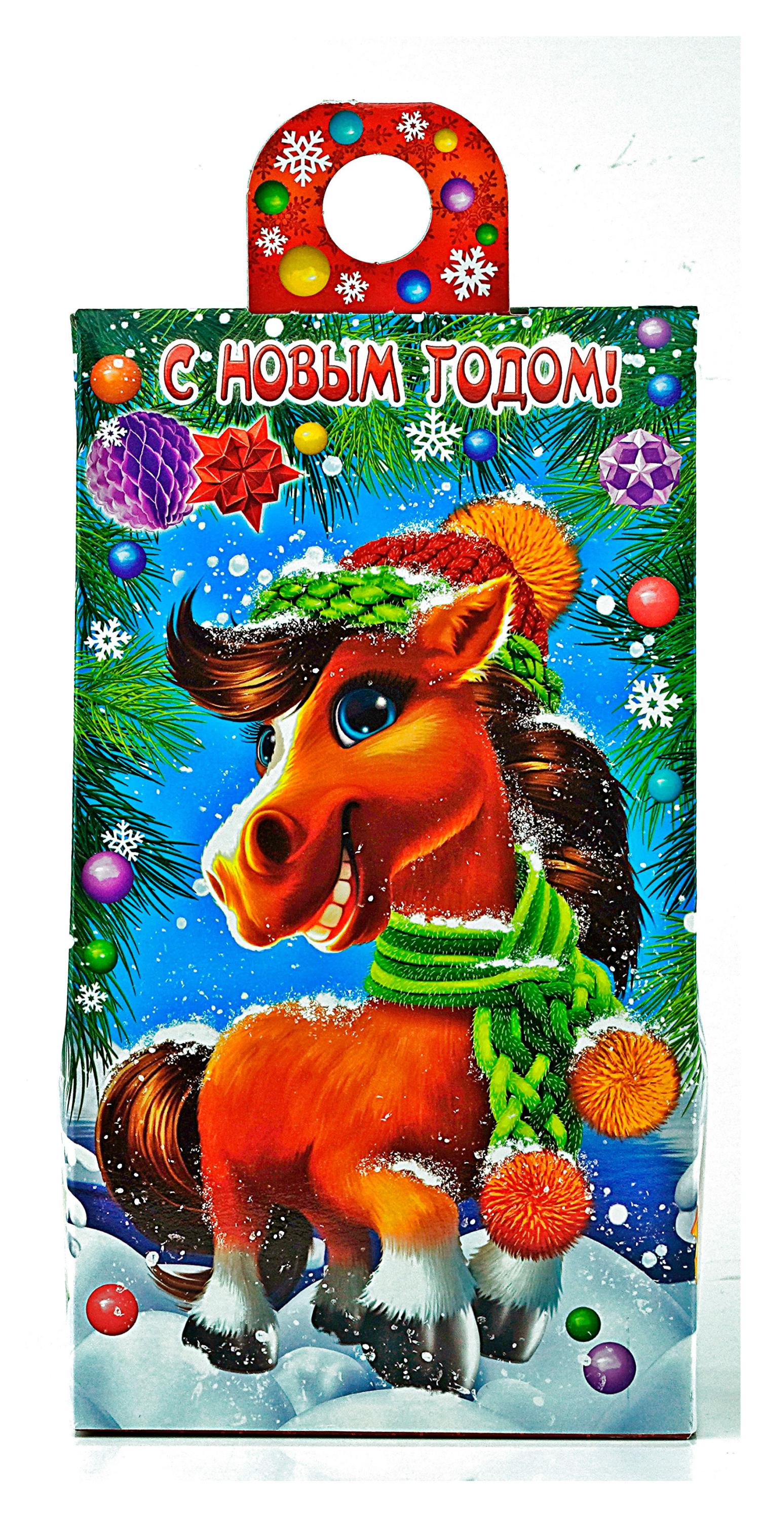 

Подарок новогодний сладкий Мосупак Сумочка Яркие шарики, 376 г