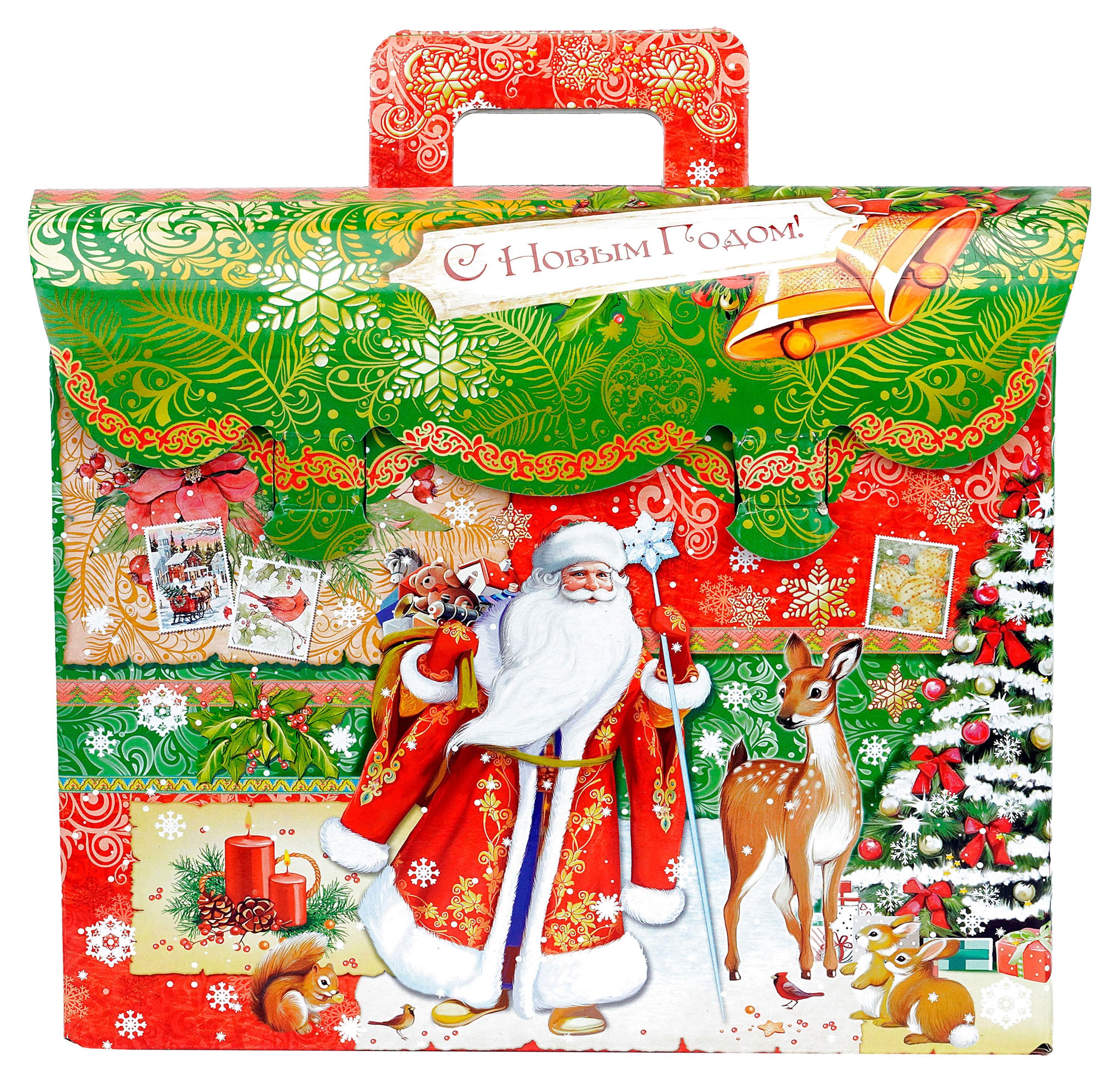 

Подарок новогодний сладкий Мосупак Сундук Спешу на праздник, 1,172 кг