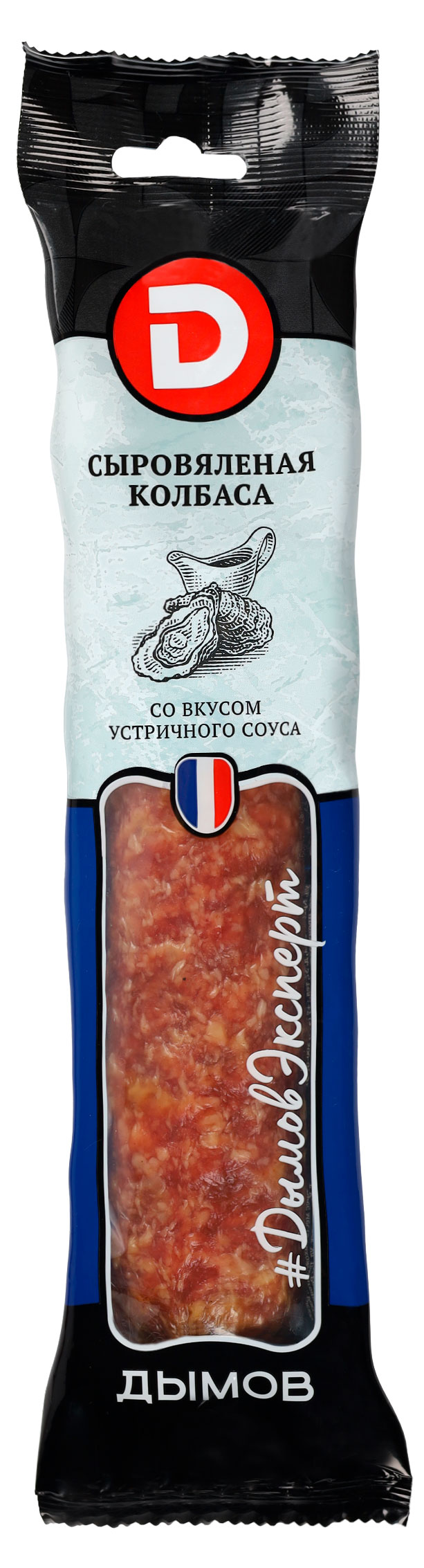 Изображение товара Колбаса сыровяленая ДЫМОВ с устичным соусом 200 г
