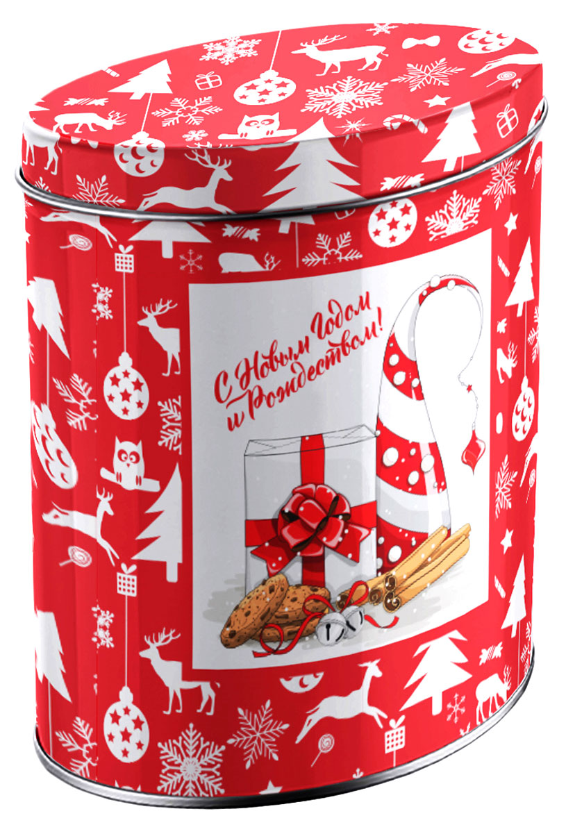 Изображение товара Чай черный крупнолистовой С Новым Годом и Рождеством Алый, 50 г